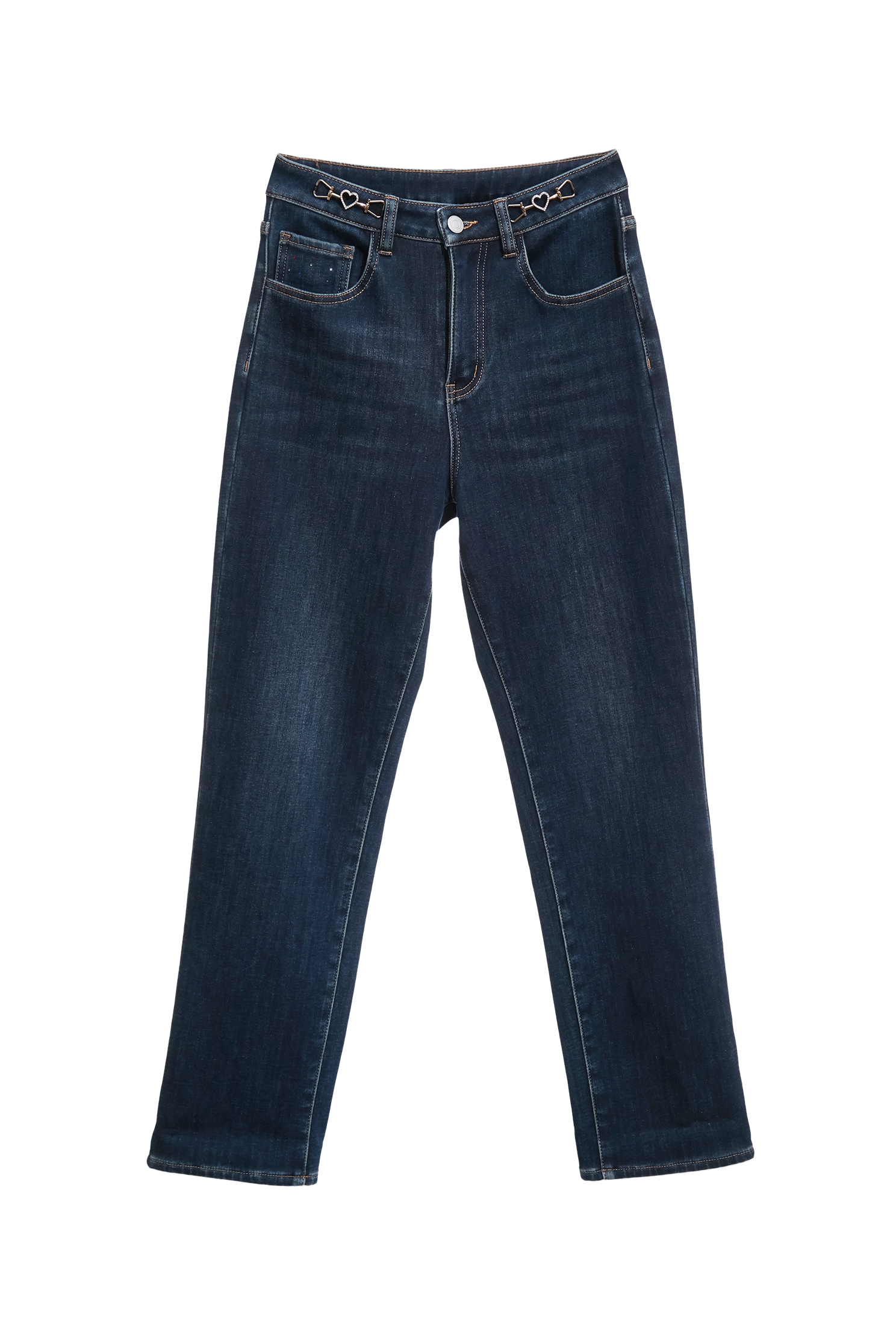 五彩鑽飾口袋牛仔合身褲五彩鑽飾口袋牛仔合身褲,上班OL穿搭,丹寧,牛仔,牛仔褲,秋冬穿搭,窄管褲,約會特輯,褲子