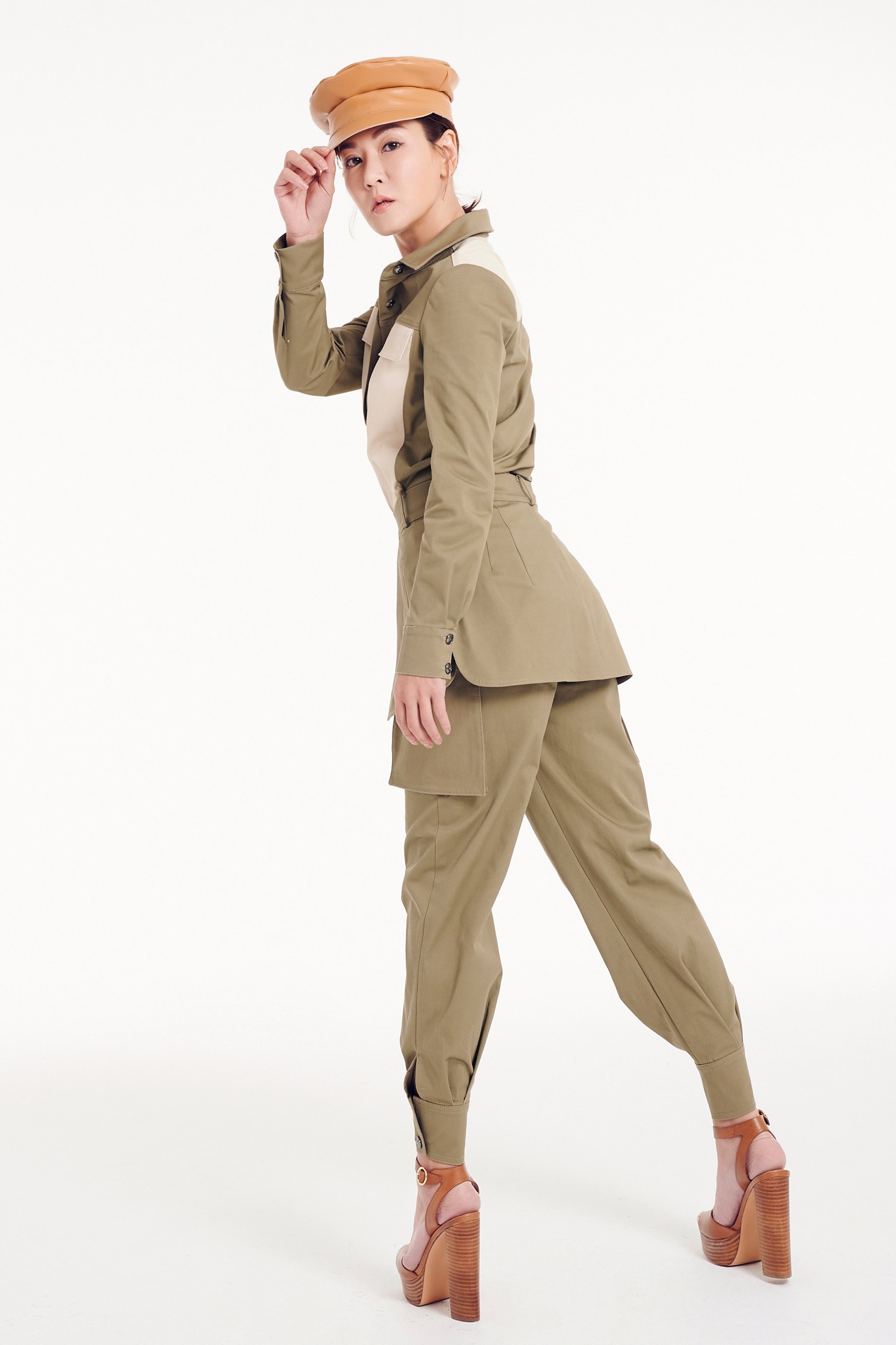 Textured Overalls set,earthsigns,onlinelimitededition,pants,blouse,pants