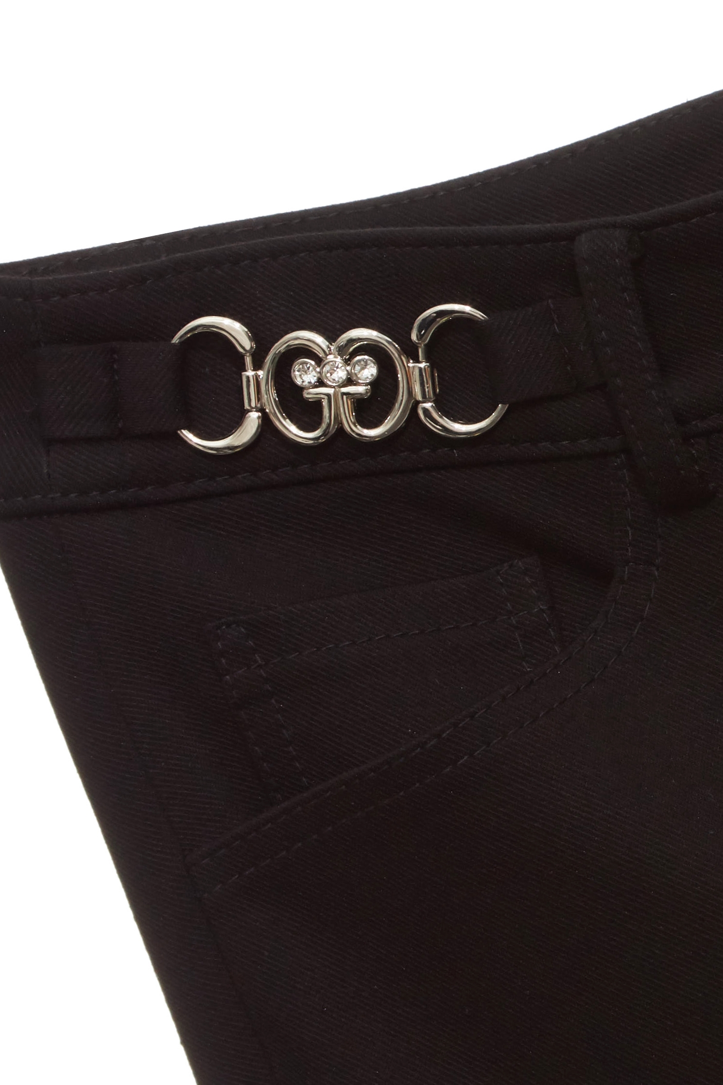 金屬釦環九分窄管褲金屬釦環九分窄管褲,上班OL穿搭,春夏穿搭,窄管褲,褲子,黑色褲子