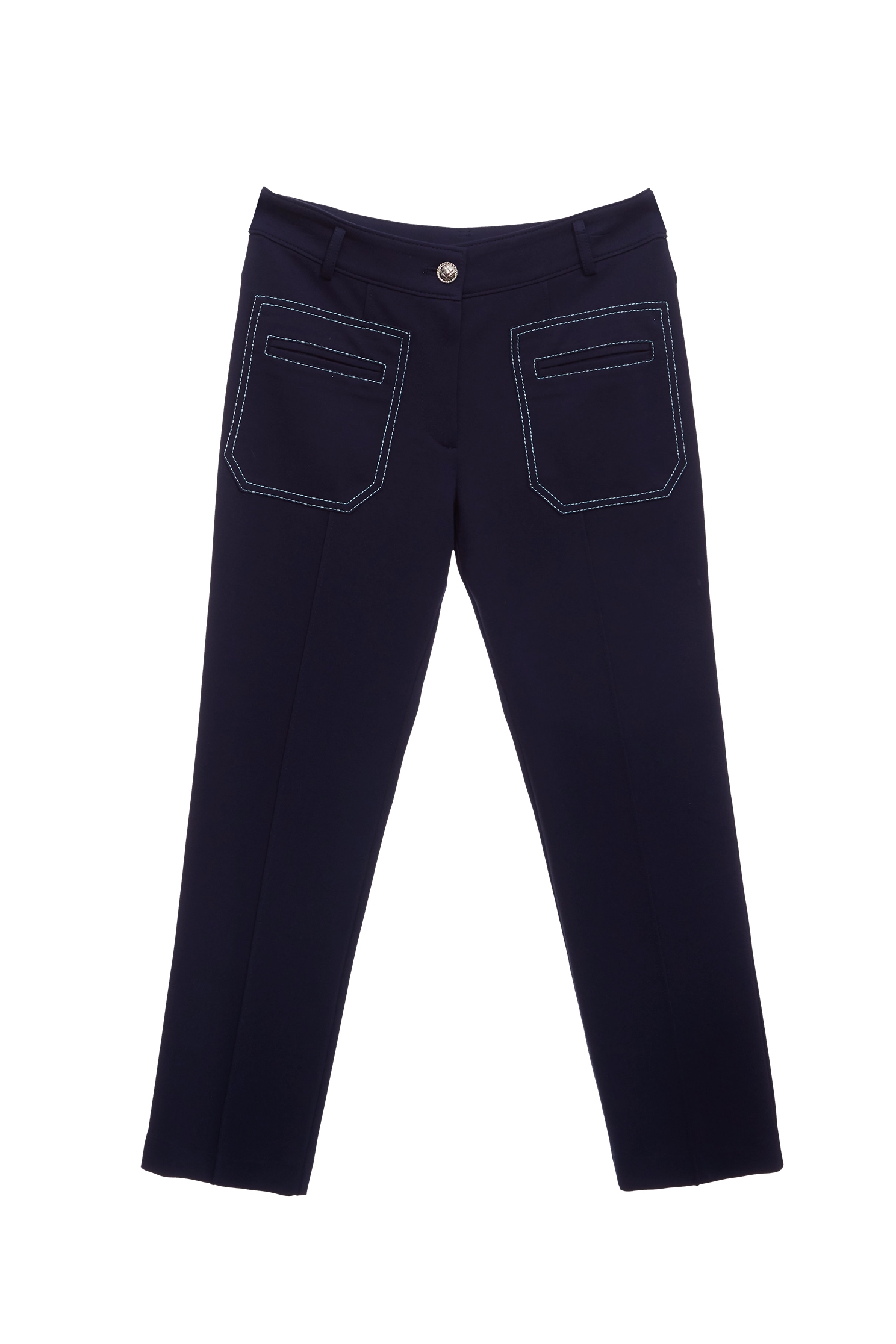 口袋鑲冰綠色邊線長褲口袋鑲冰綠色邊線長褲,上班OL穿搭,春夏穿搭,窄管褲,褲子