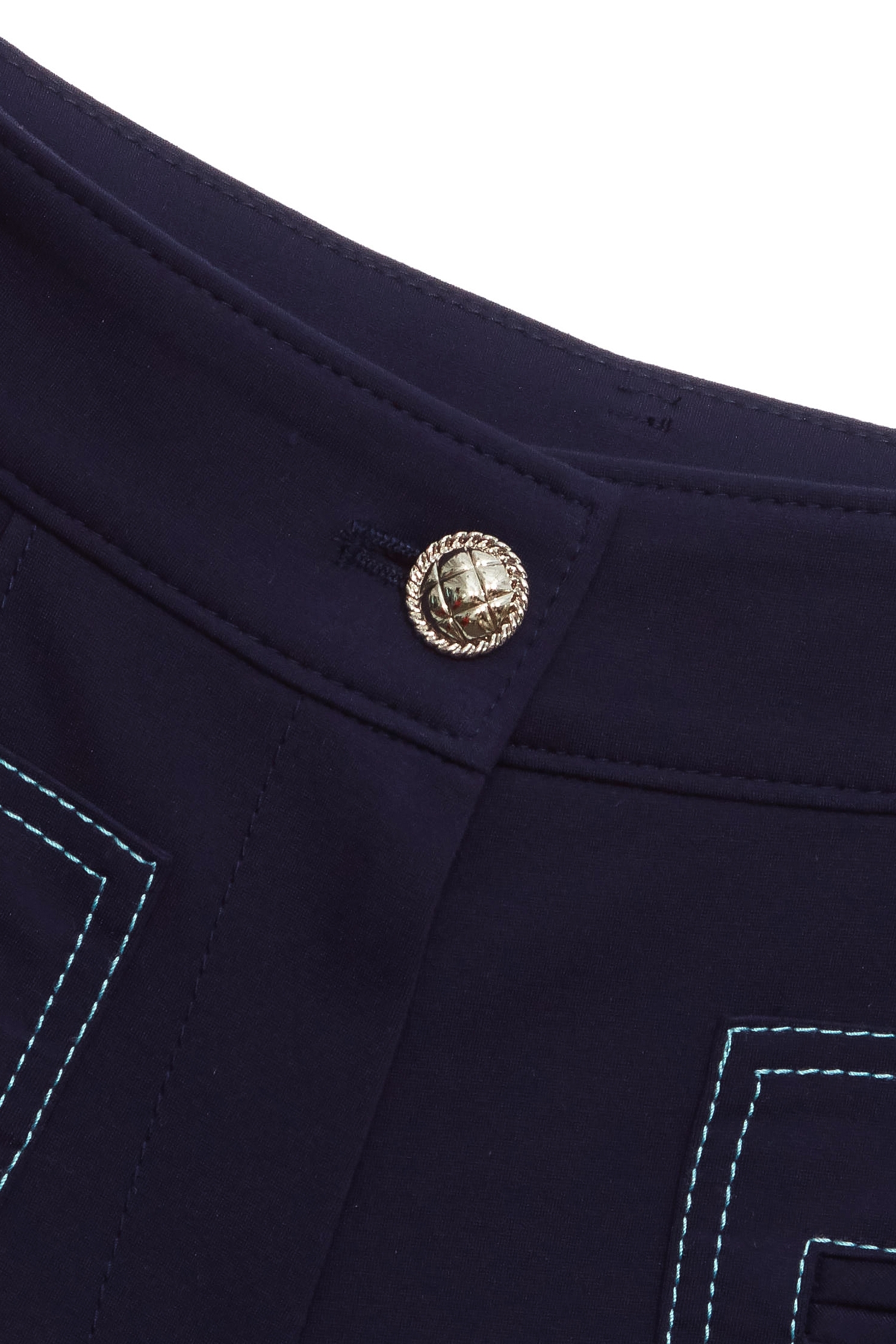 口袋鑲冰綠色邊線長褲口袋鑲冰綠色邊線長褲,上班OL穿搭,春夏穿搭,窄管褲,褲子