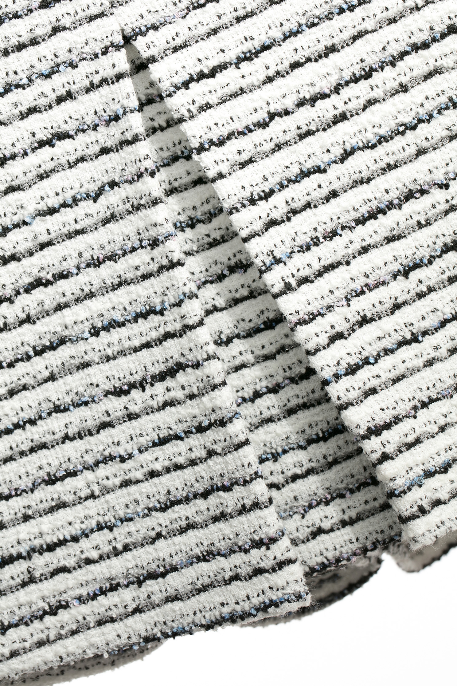 海軍藍條紋彈性花紗短褲裙海軍藍條紋彈性花紗短褲裙,春夏穿搭,時髦成套搭配,條紋,毛呢花呢,短褲,繡花,褲子