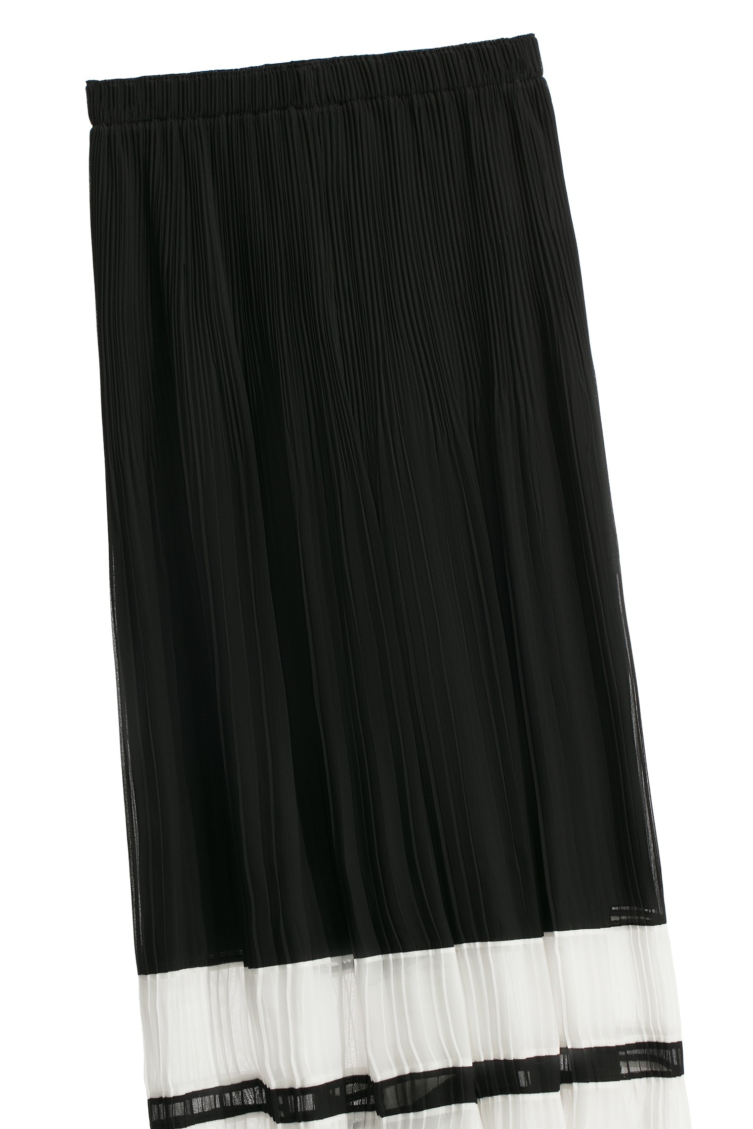 黑白拼色壓褶寬褲黑白拼色壓褶寬褲,寬褲,春夏穿搭,褲子,雪紡,黑色褲子