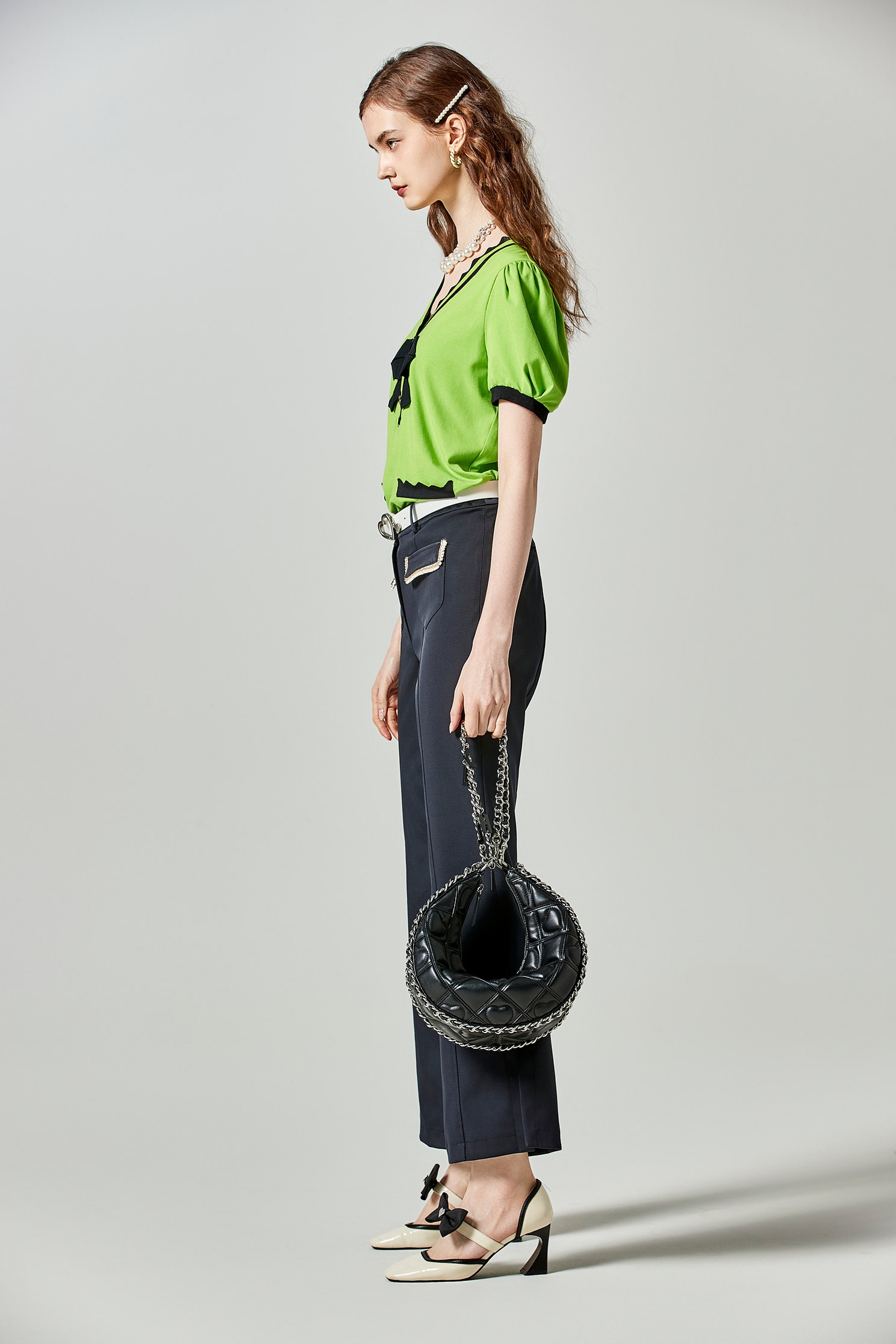 宇宙太空藍喇叭褲宇宙太空藍喇叭褲,春夏穿搭,褲子,西裝褲