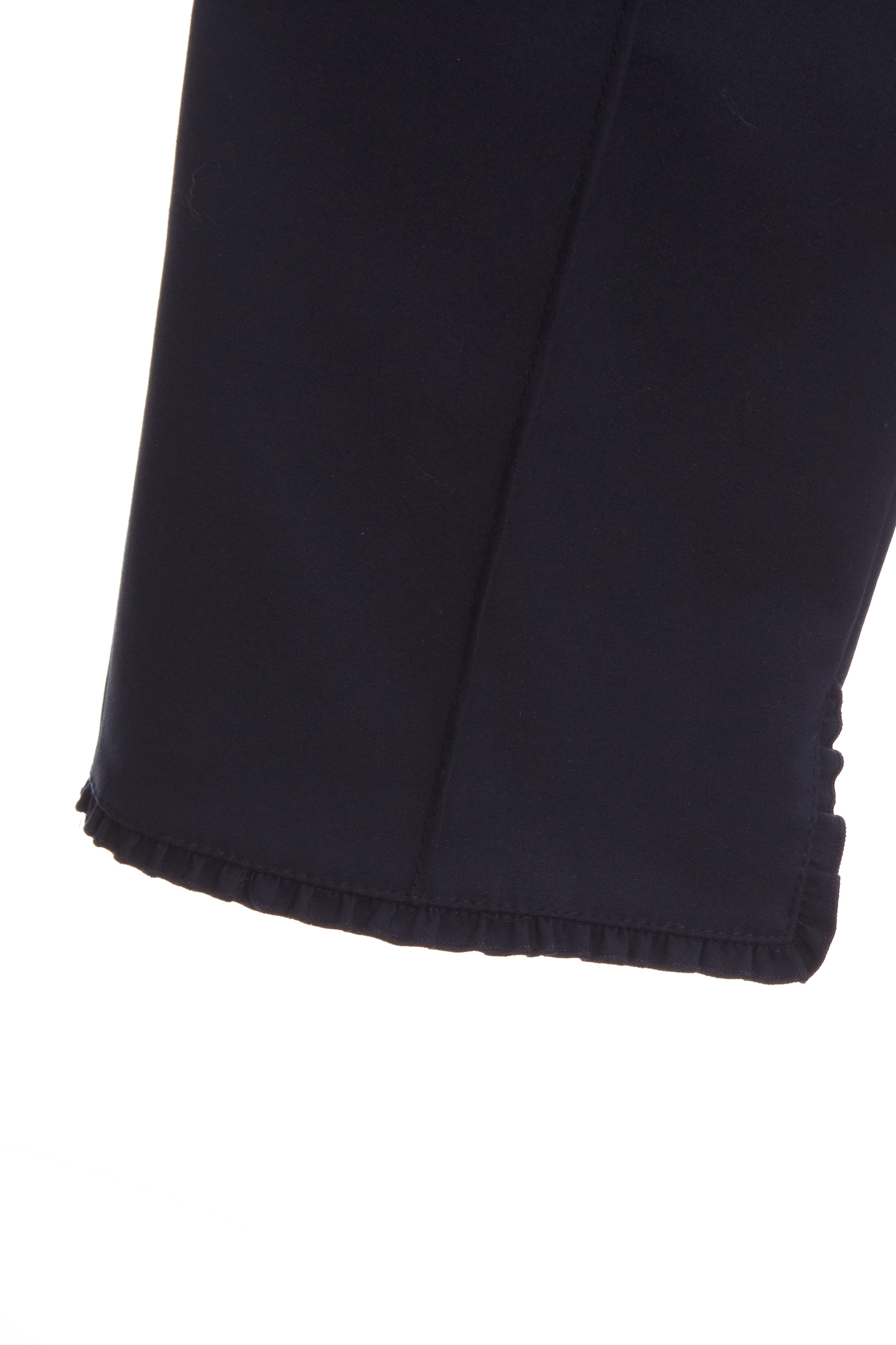 暮色藍荷葉邊七分褲暮色藍荷葉邊七分褲,上班OL穿搭,春夏穿搭,窄管褲,荷葉,褲子