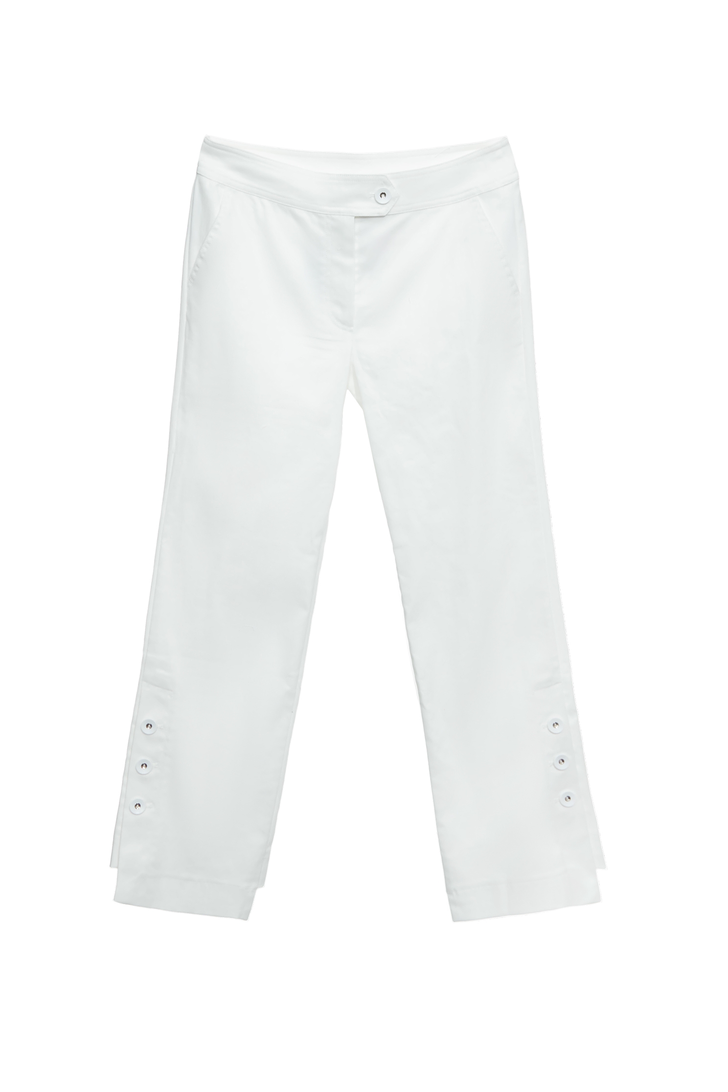 白色類牛仔褲口縫釦長褲白色類牛仔褲口縫釦長褲,上班OL穿搭,人氣商品,春夏穿搭,牛仔,牛仔褲,白色褲子,窄管褲,褲子