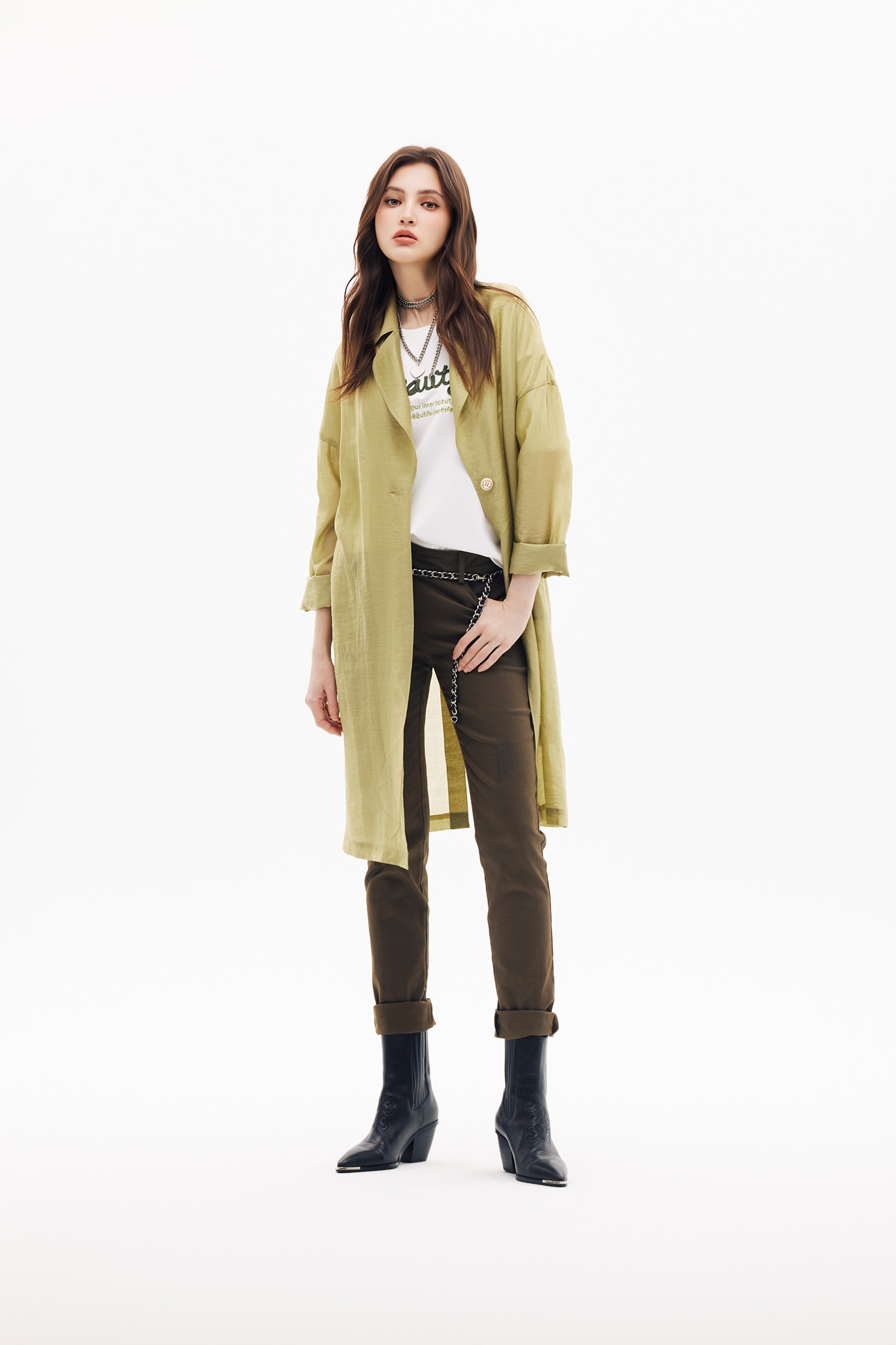 酸橙綠仿牛仔合身褲酸橙綠仿牛仔合身褲,春夏穿搭,牛仔,牛仔褲,褲子