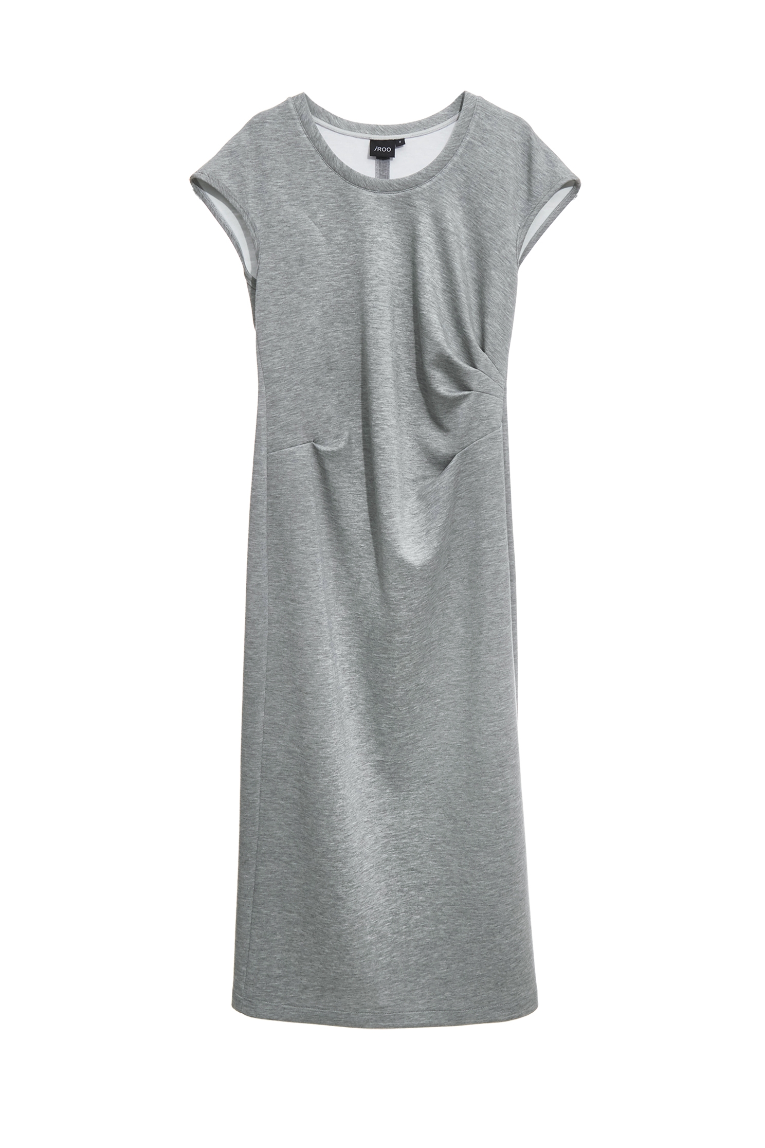 終極灰極簡摺飾腰洋裝終極灰極簡摺飾腰洋裝,一般洋裝,春夏穿搭