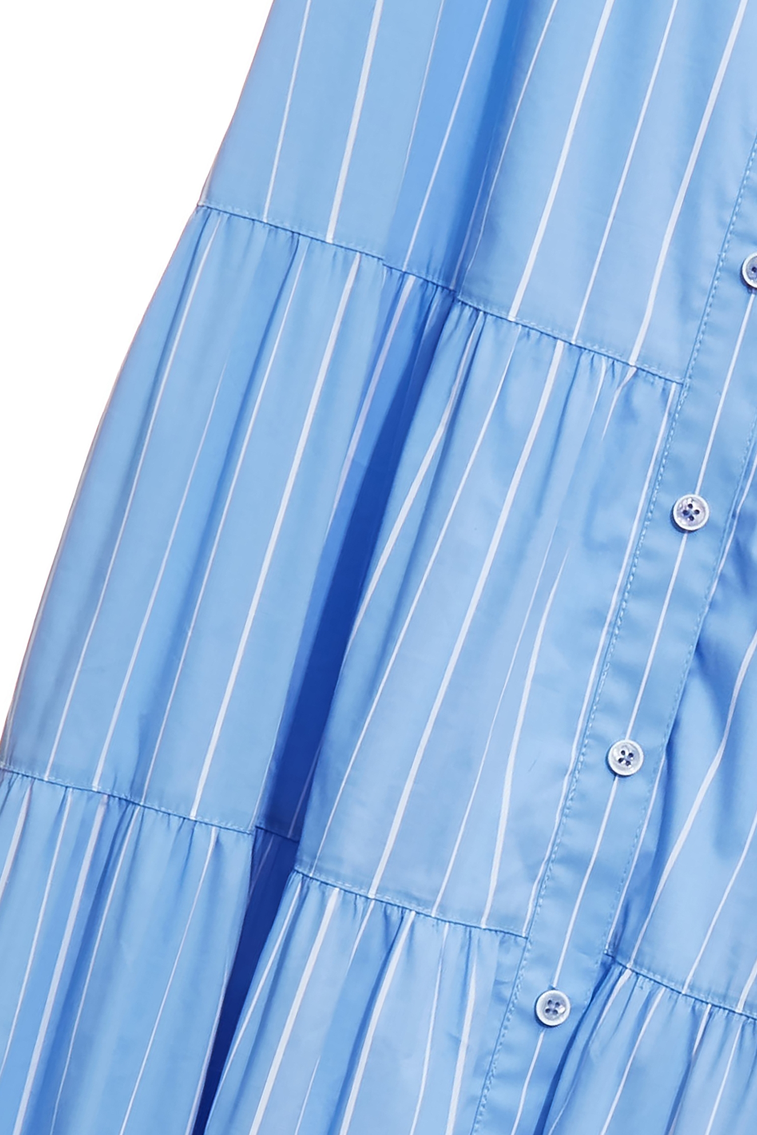 假兩件丹寧藍長洋裝假兩件丹寧藍長洋裝,一般洋裝,丹寧,春夏穿搭,條紋