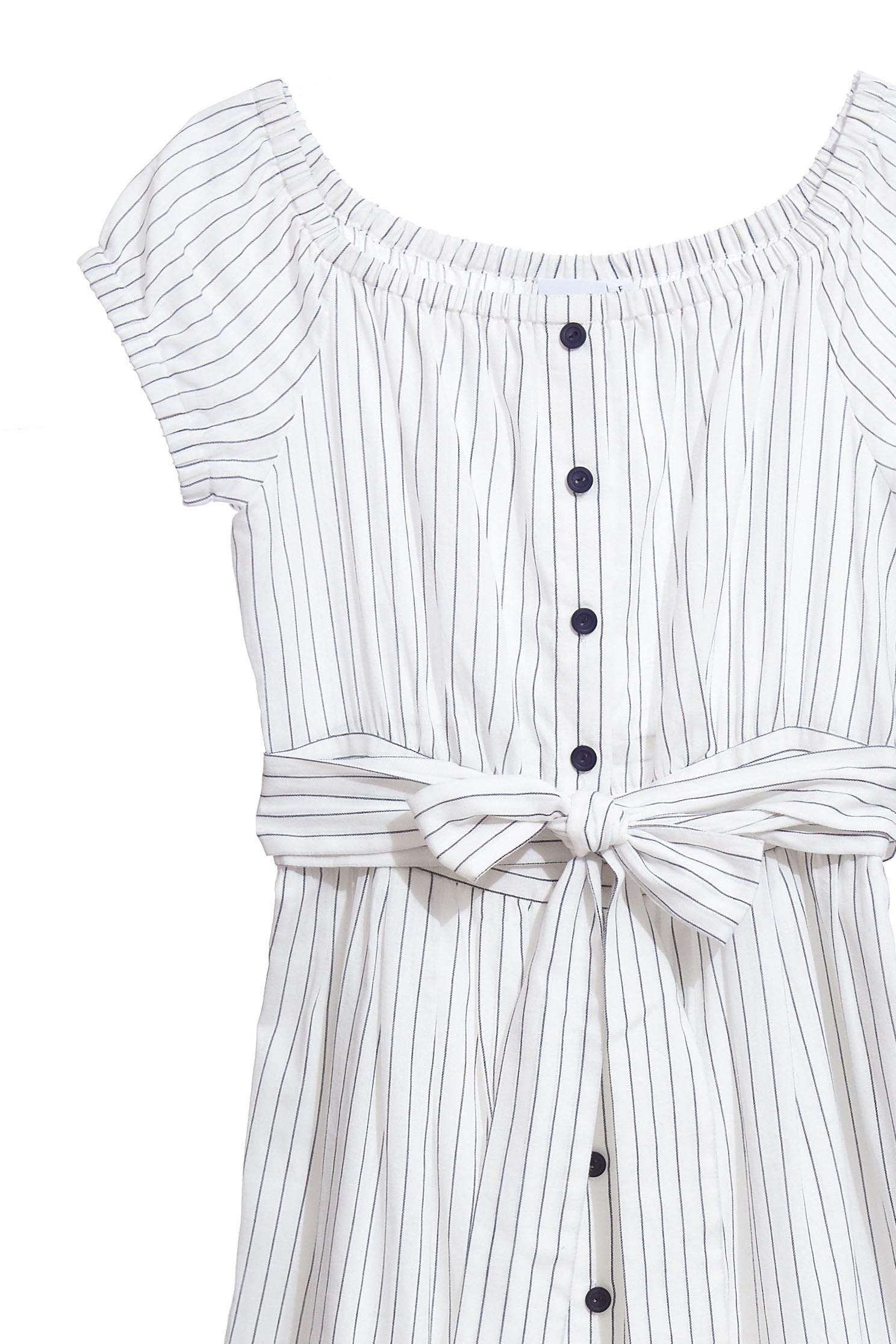 Elegant one-piece dress in stripes,boatneckdress,dress,shortsleevedress,longdress