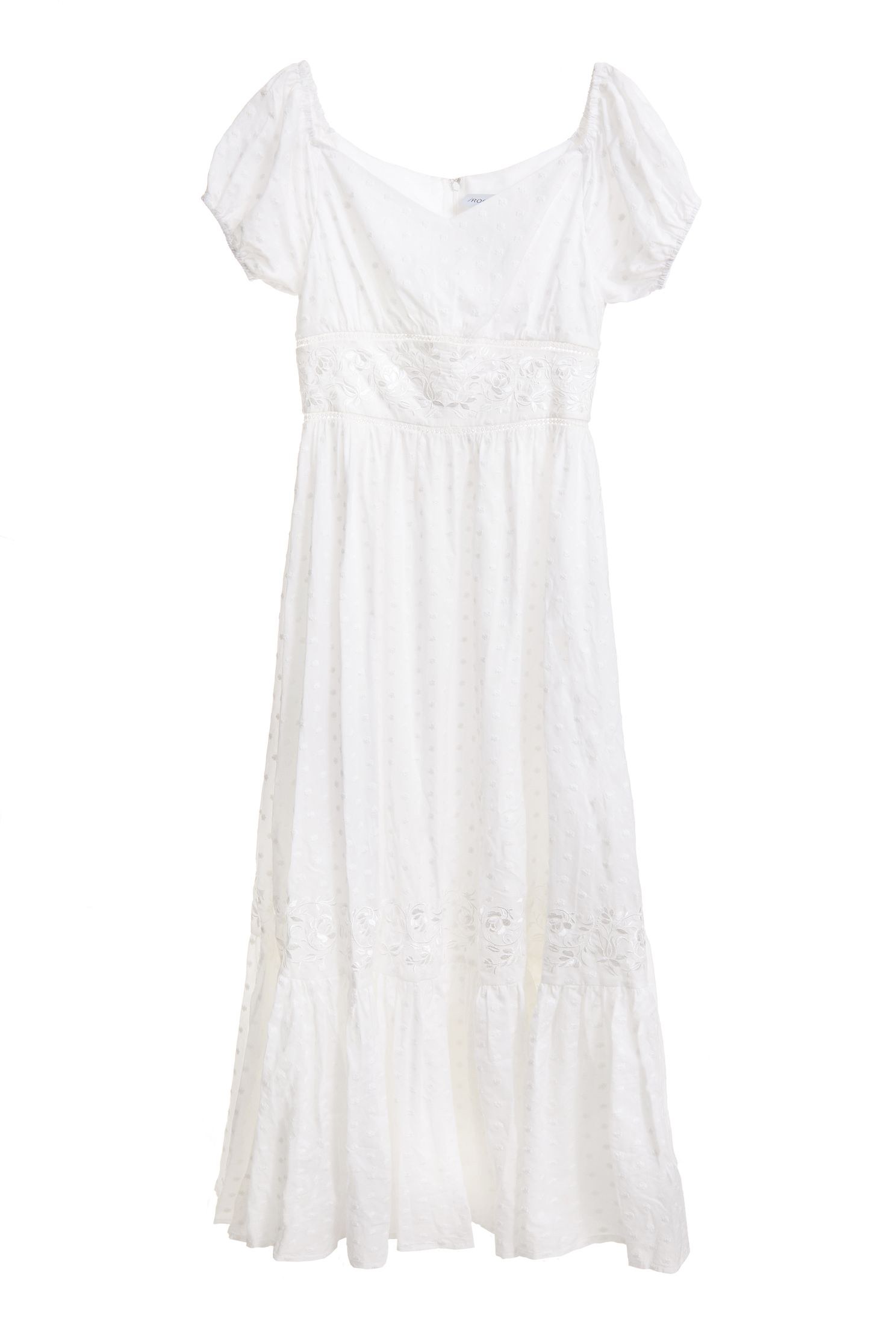 JACQUARD ruffle DRESS,dress,onlinelimitededition,longdress