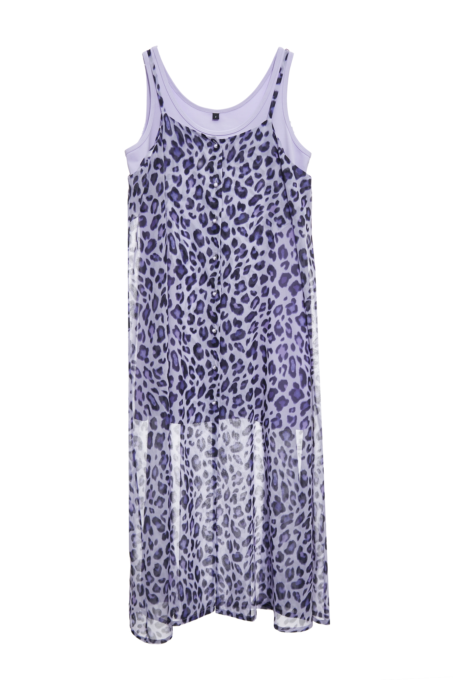 飄逸雪紡紫色豹紋印花洋裝飄逸雪紡紫色豹紋印花洋裝,一般洋裝,一般背心,一般背心馬甲,內搭上衣,春夏穿搭,背心,雪紡