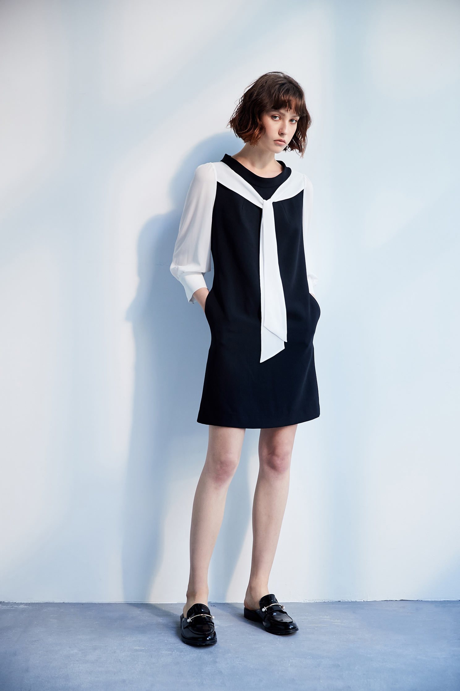 Layerd-look fashion sleeveless dress,dress,cocktaildress,sleevelessdress,longsleevedress,chiffon,chiffondress