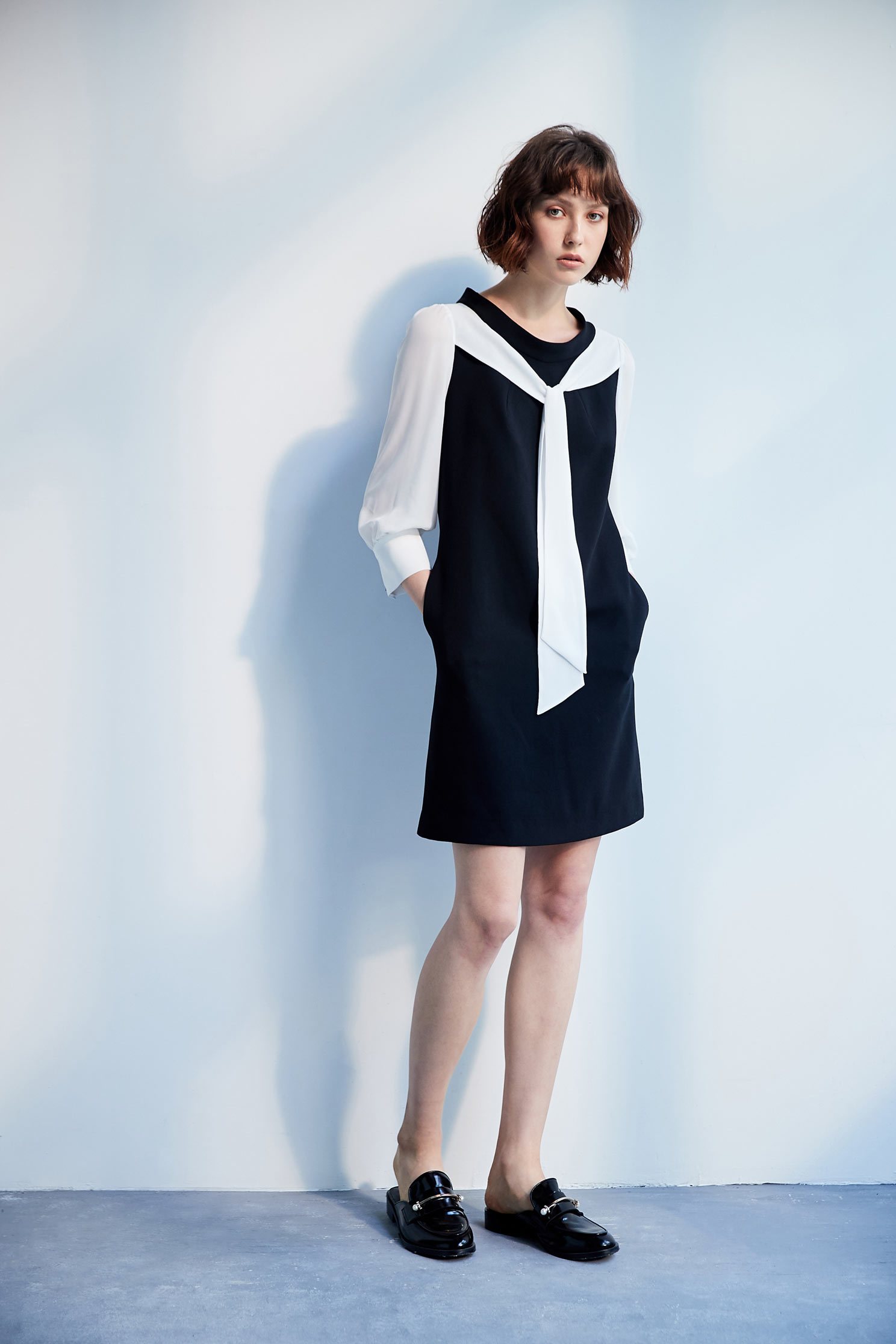 Layerd-look fashion sleeveless dress,dress,cocktaildress,sleevelessdress,longsleevedress,chiffon,chiffondress