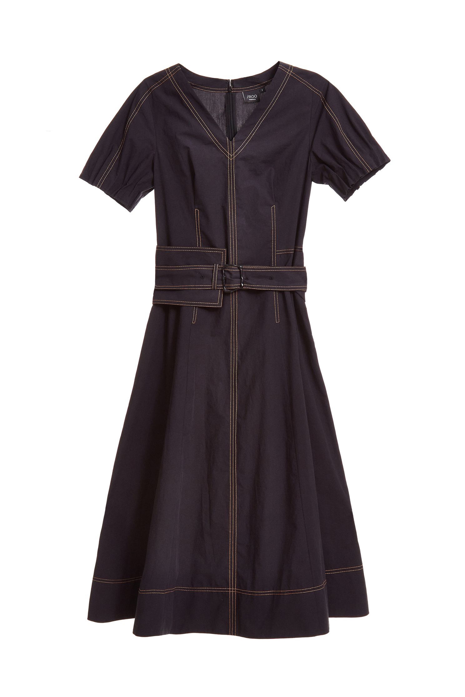 V-neck strap classic dress,Dress,Casual dress,Black dress