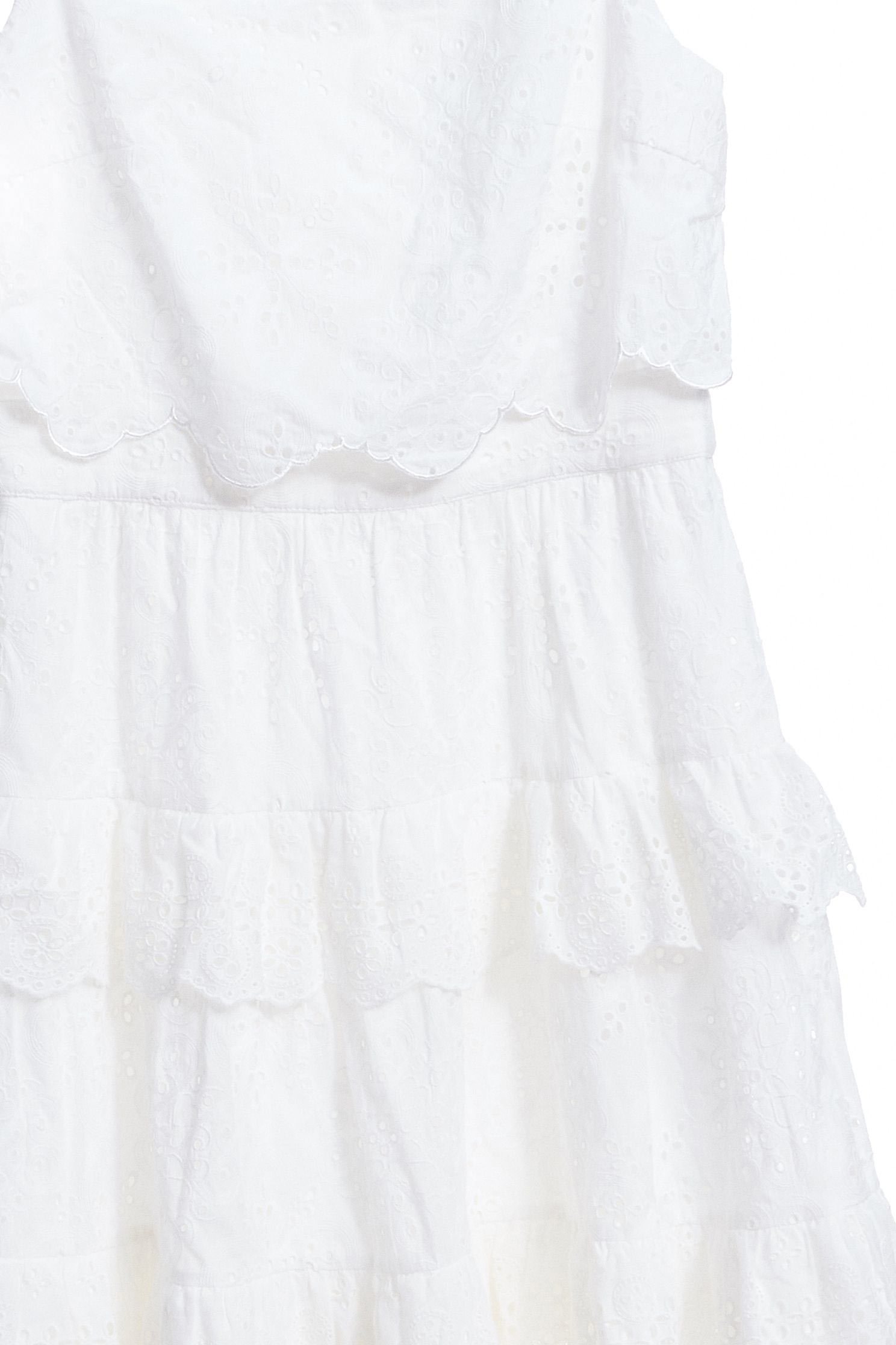 Layered woman fashion thin shoulder strap dress,embroidery,embroiderddress,cocktaildress,sleevelessdress,whitedress,spaghettistrap,spaghettistrapdress,embroidered,lace,lacedress