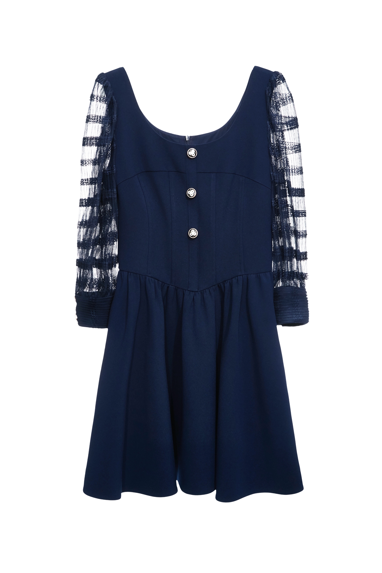 海洋洞穴色蕾絲袖洋裝海洋洞穴色蕾絲袖洋裝,U領洋裝,一般洋裝,人氣商品,小禮服,春夏穿搭,洋裝特輯,約會特輯,蕾絲,蕾絲洋裝,蕾絲裙,長袖洋裝