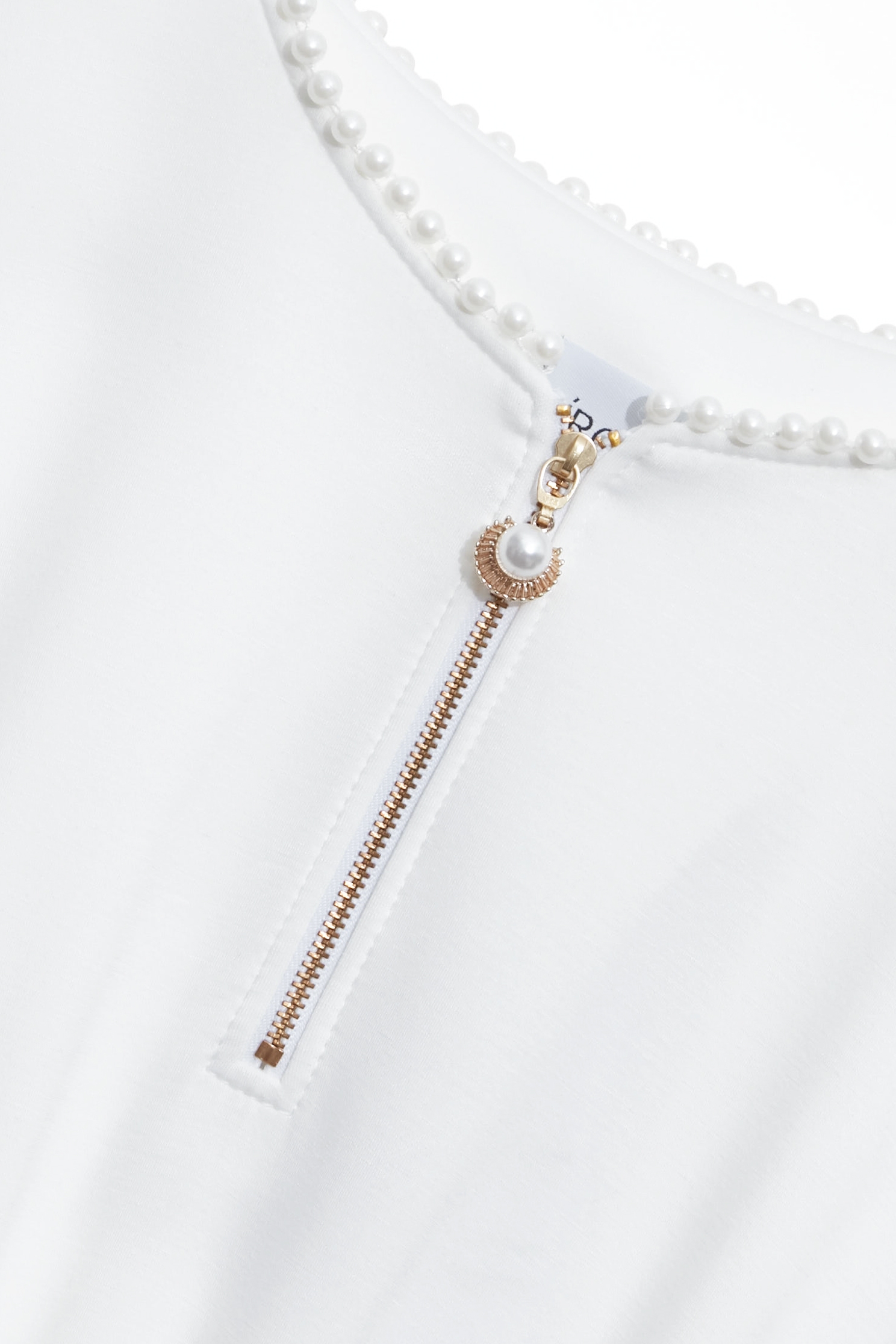 光學白渡假風收腰洋裝光學白渡假風收腰洋裝,一般洋裝,春夏穿搭,珍珠,白色洋裝