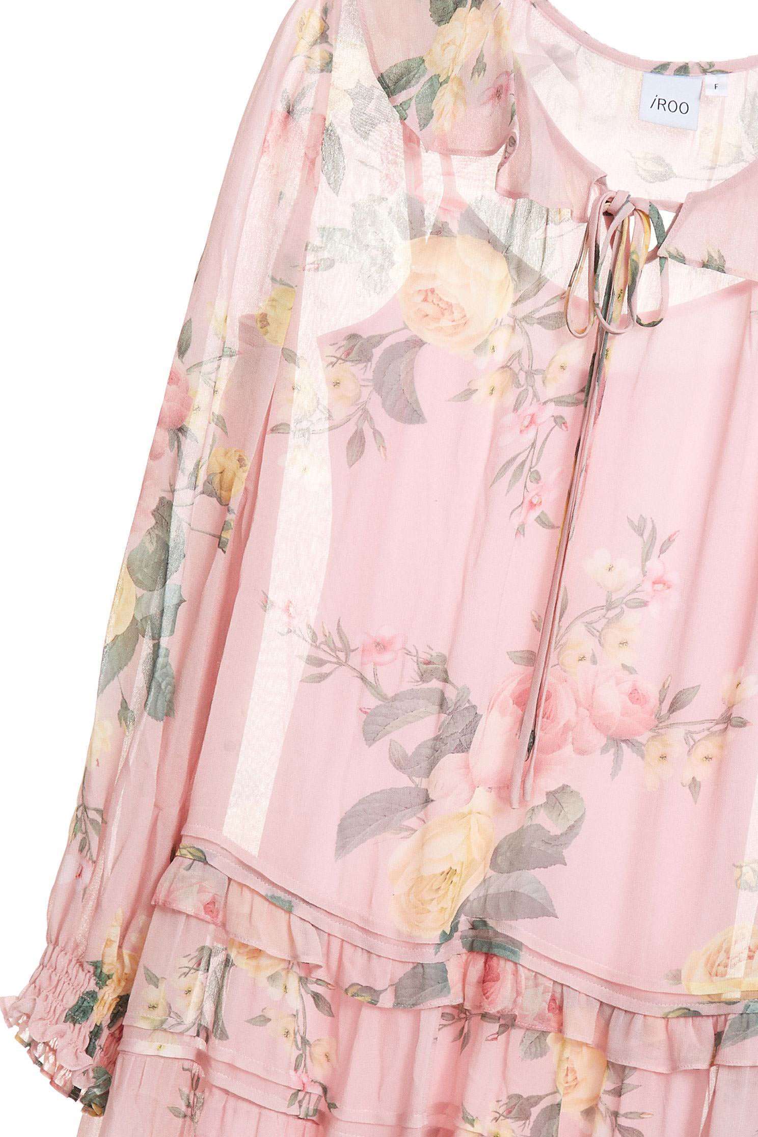 Romantic flowy short skirt,Dress,Casual dress,Rayon,i-select,Long dress