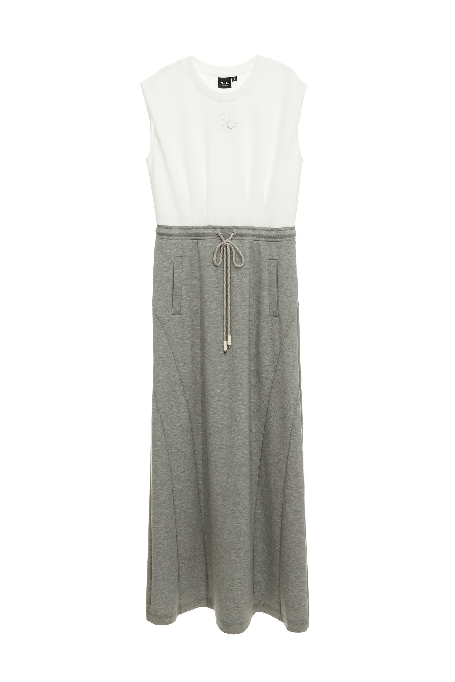 無袖撞色款抽繩洋裝無袖撞色款抽繩洋裝,一般洋裝,人氣商品,洋裝特輯,無袖洋裝,短袖洋裝,秋冬穿搭,長裙