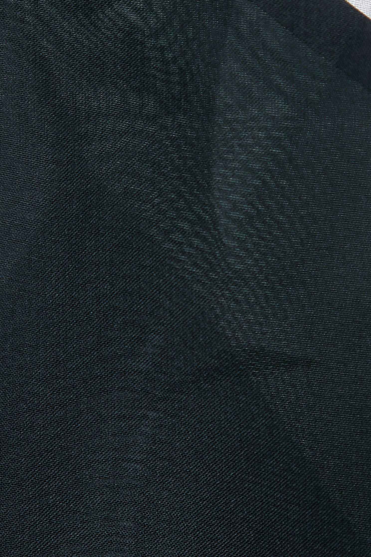 Ink-green tassal strap dress,dress,spaghettistrapdress,perspectivedress,longsleevedress