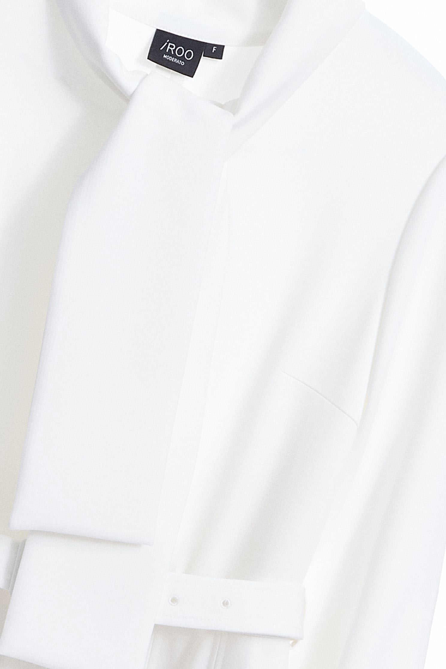Elegant bow tie dress,dress,whitedress,pleats,pleatedskirt,longsleevedress