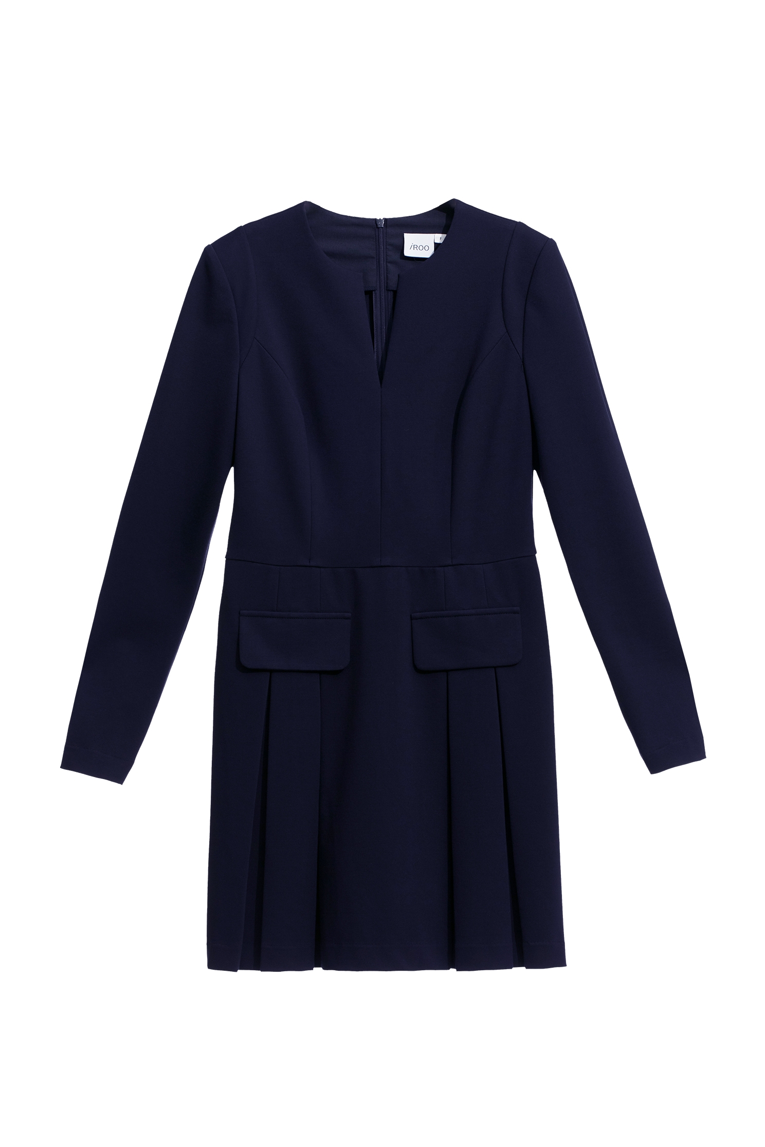 優雅午夜藍洋裝優雅午夜藍洋裝,一般洋裝,人氣商品,洋裝特輯,秋冬穿搭,長袖洋裝