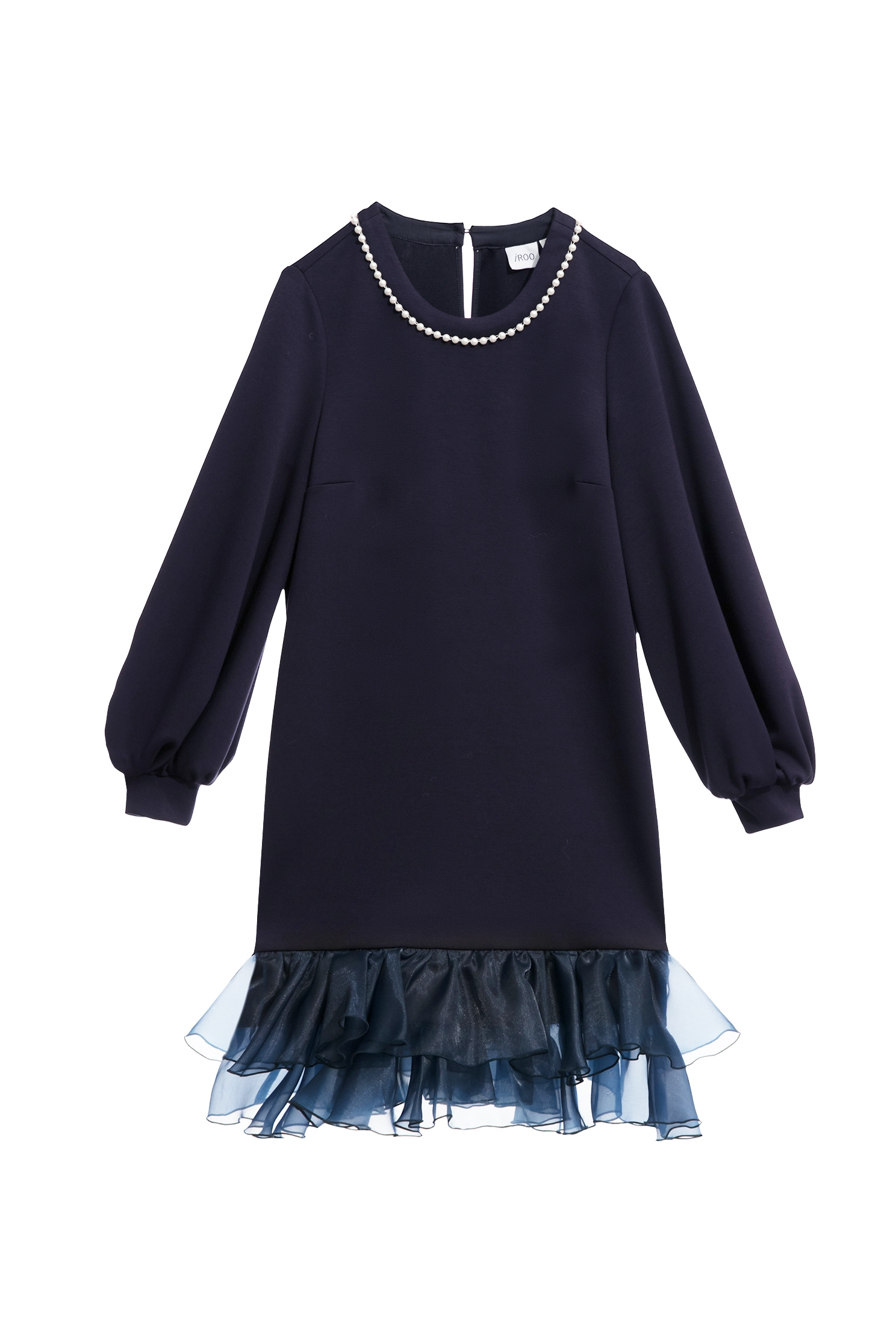 日式紫色光色荷葉擺洋裝日式紫色光色荷葉擺洋裝,一般洋裝,洋裝特輯,珍珠,秋冬穿搭,荷葉,長袖洋裝