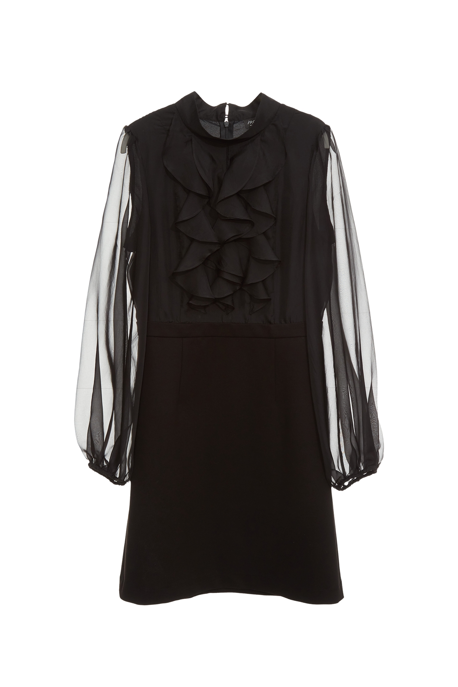 飄逸柔晴紗短洋裝飄逸柔晴紗短洋裝,一般洋裝,洋裝特輯,秋冬穿搭,黑色洋裝