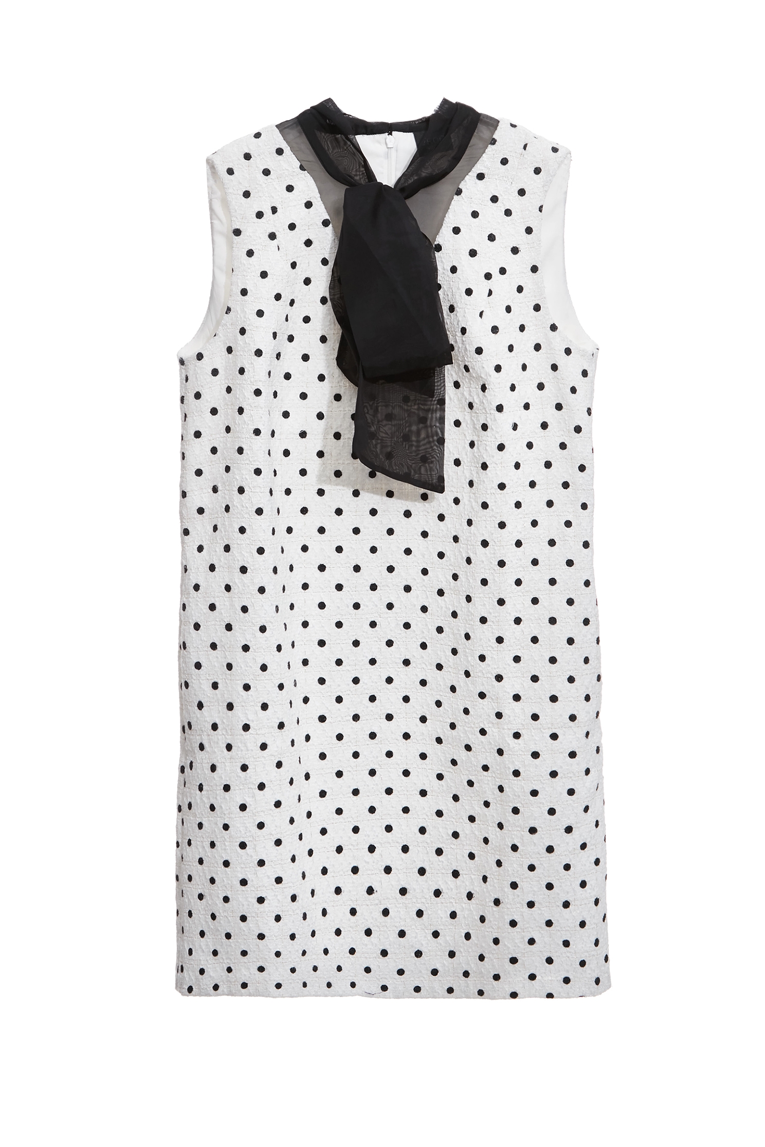 小香風波點印花短洋裝小香風波點印花短洋裝,一般洋裝,小香風,波點,秋冬穿搭