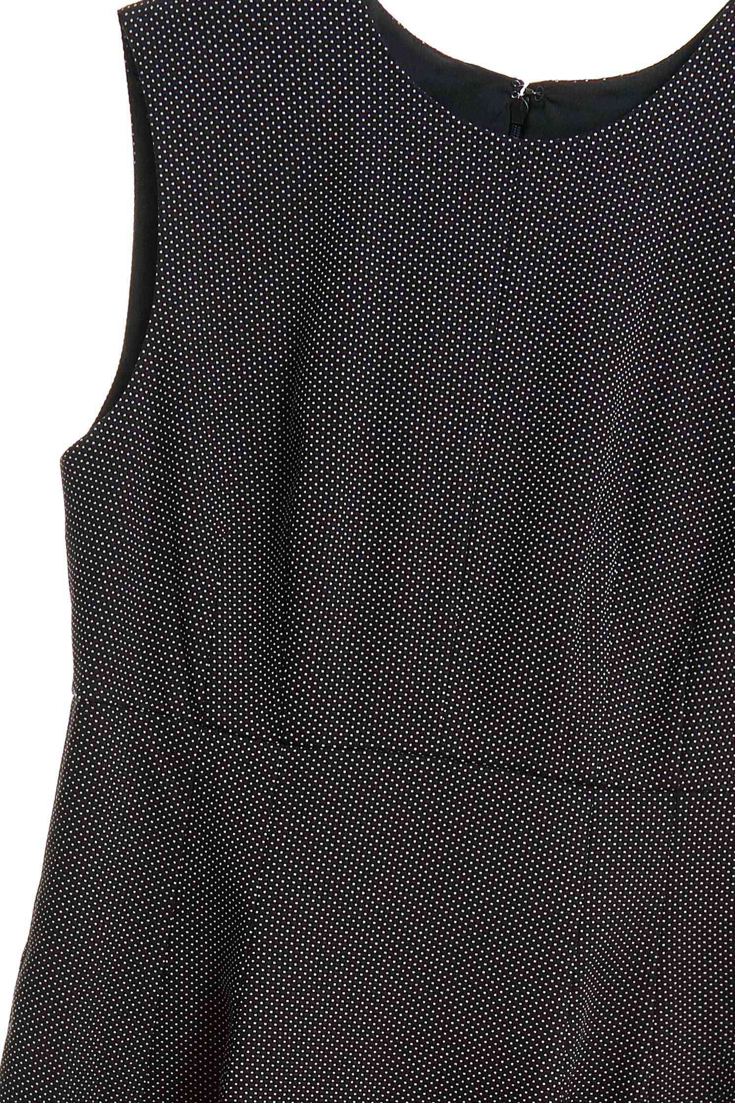 Dot sleeveless dress,dress,sleevelessdress,valentine,blackdress