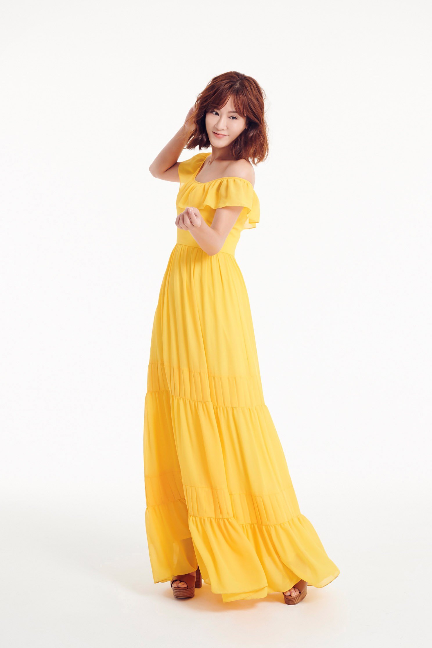 Lotus leaf long dress,onlinelimitededition,cocktaildress,watersigns,shortsleevedress,onepiecedress,longdress,chiffondress