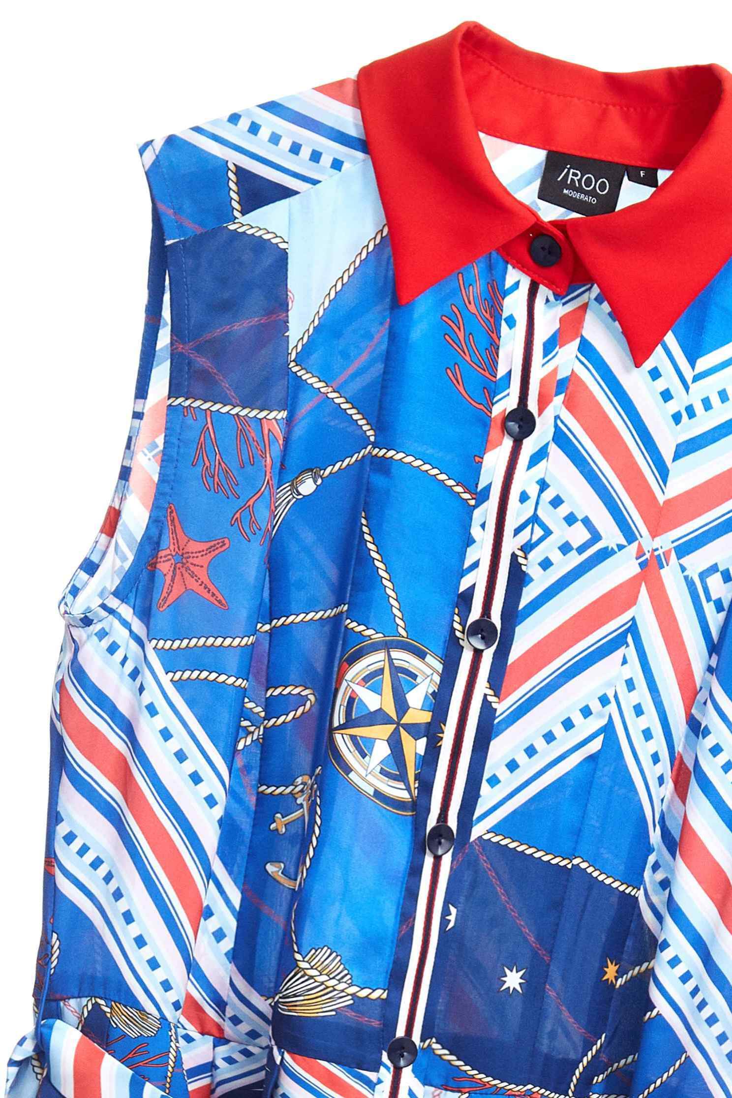 Ocean sytle fashion dress,casualdress,printeddress,firesigns,sleevelessdress