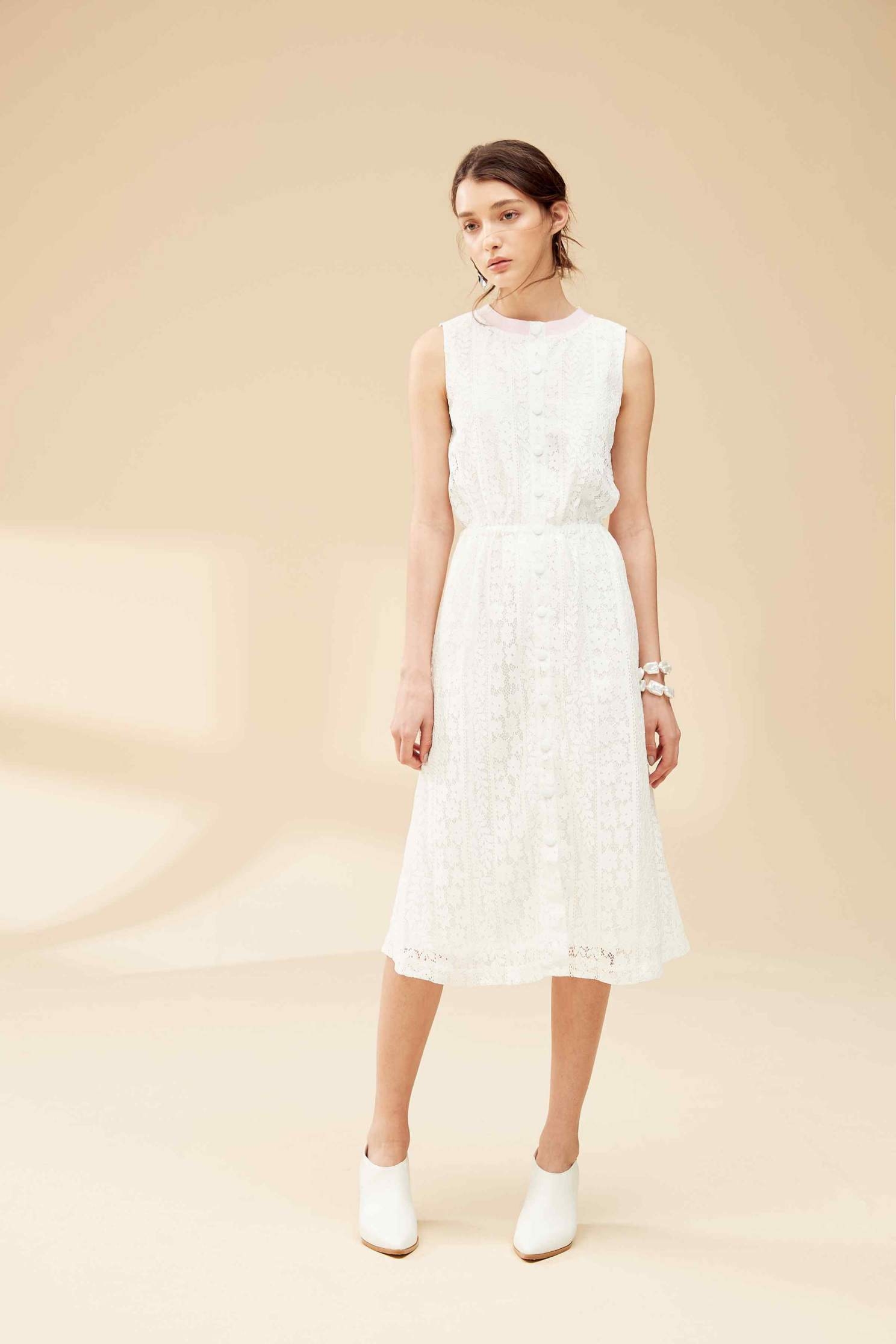 Full lace classic dress,cocktaildress,firesigns,sleevelessdress,whitedress,valentine,i-select,lace,lacedress