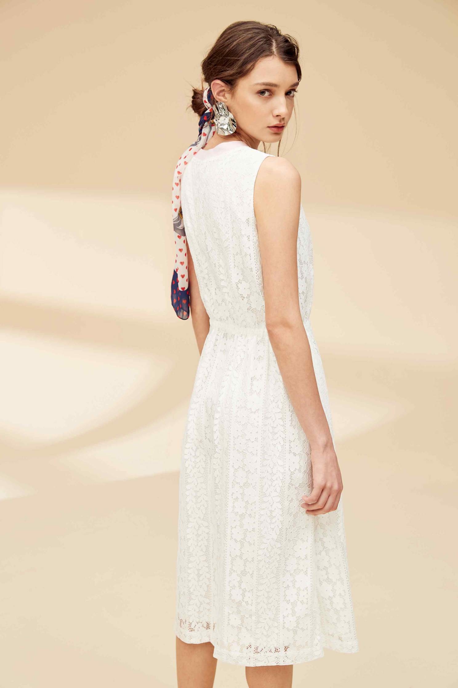 Full lace classic dress,cocktaildress,firesigns,sleevelessdress,whitedress,valentine,i-select,lace,lacedress