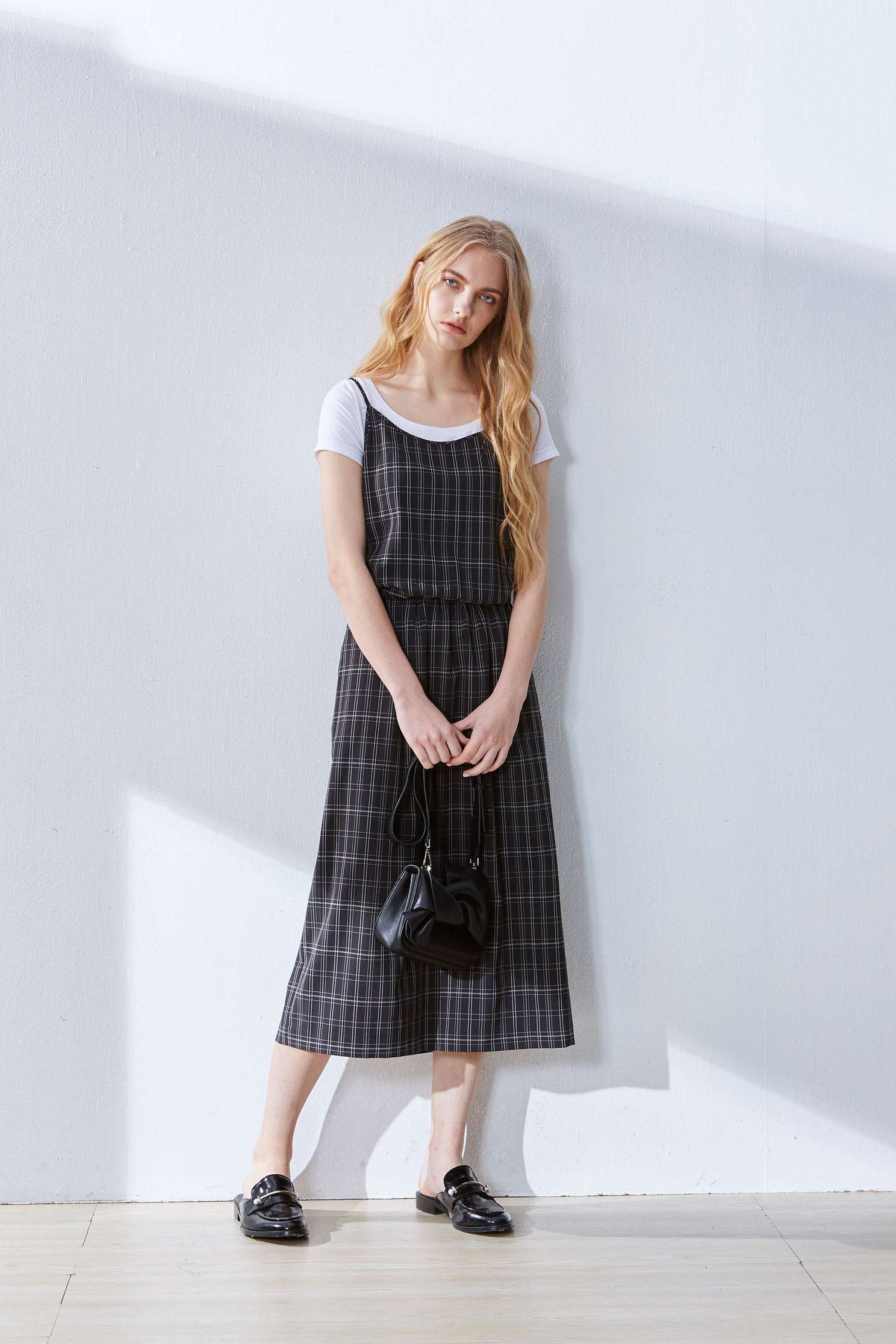 Plaid classic dress,t-shirt,casualdress,shortsleevedress,spaghettistrapdress,longdress
