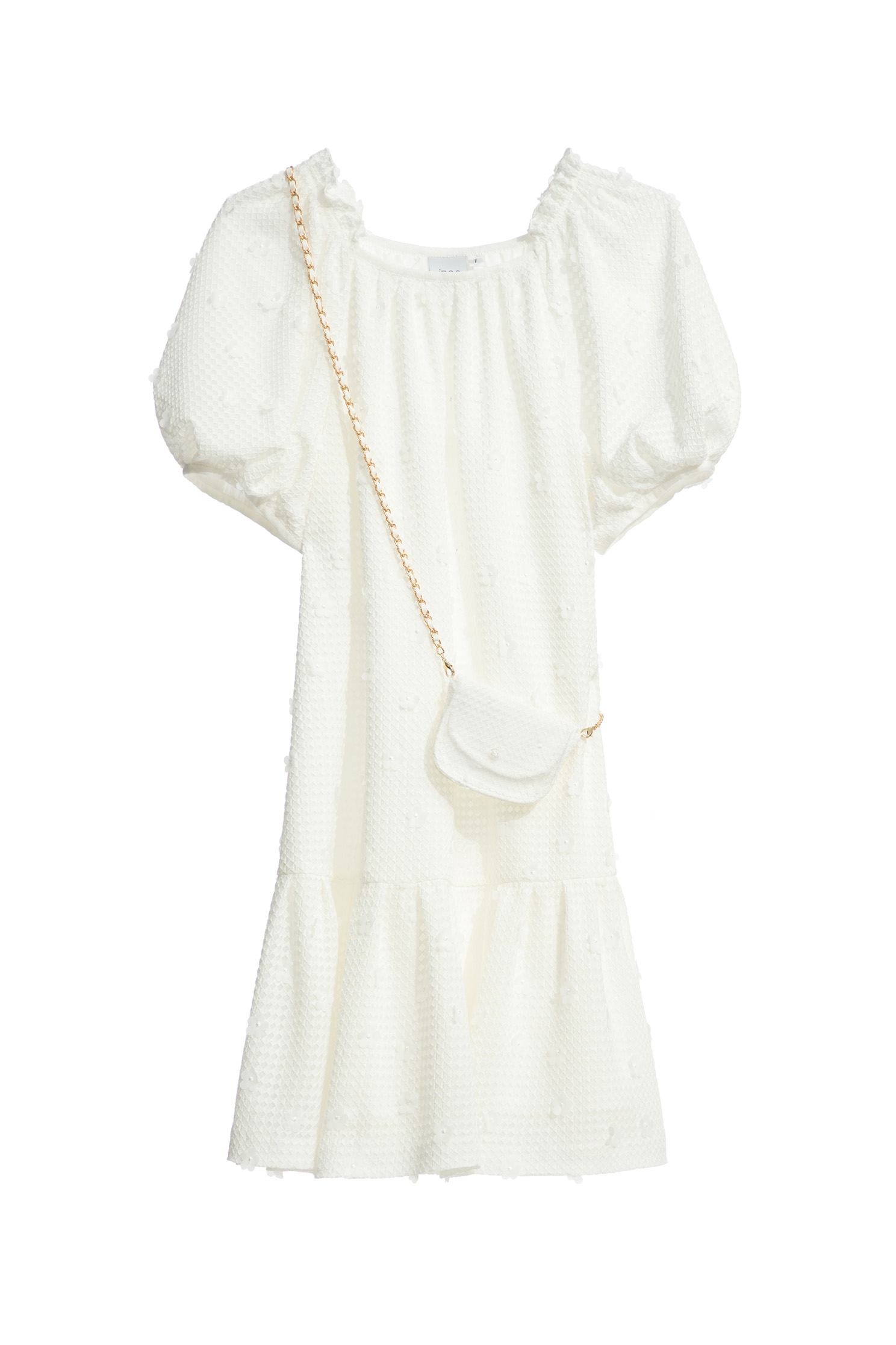 光學白渡假小洋裝光學白渡假小洋裝,一般洋裝,春夏穿搭,格紋,洋裝特輯,短袖洋裝