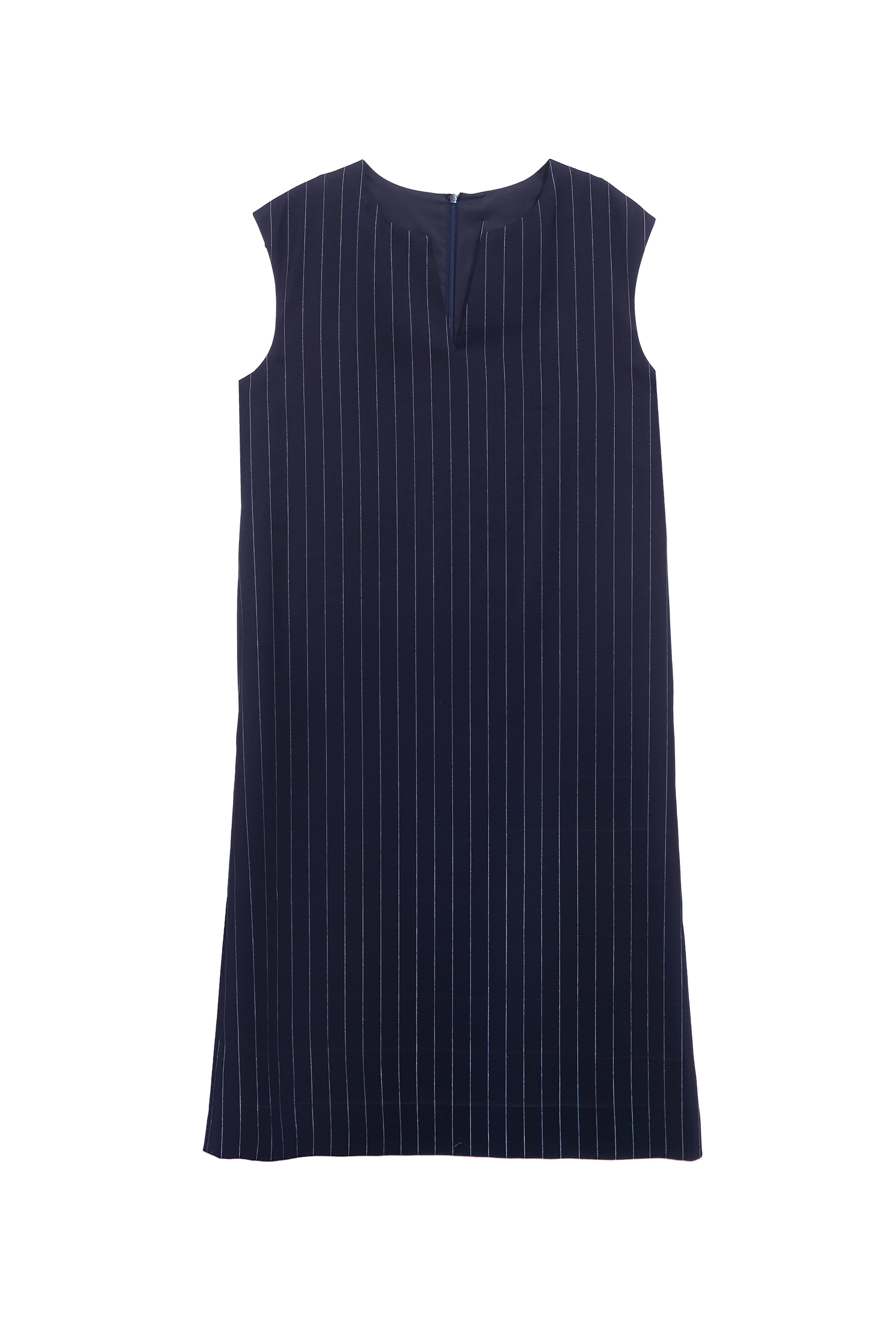 午夜藍條紋直筒洋裝午夜藍條紋直筒洋裝,一般洋裝,人氣商品,春夏穿搭,條紋,無袖洋裝,短袖洋裝