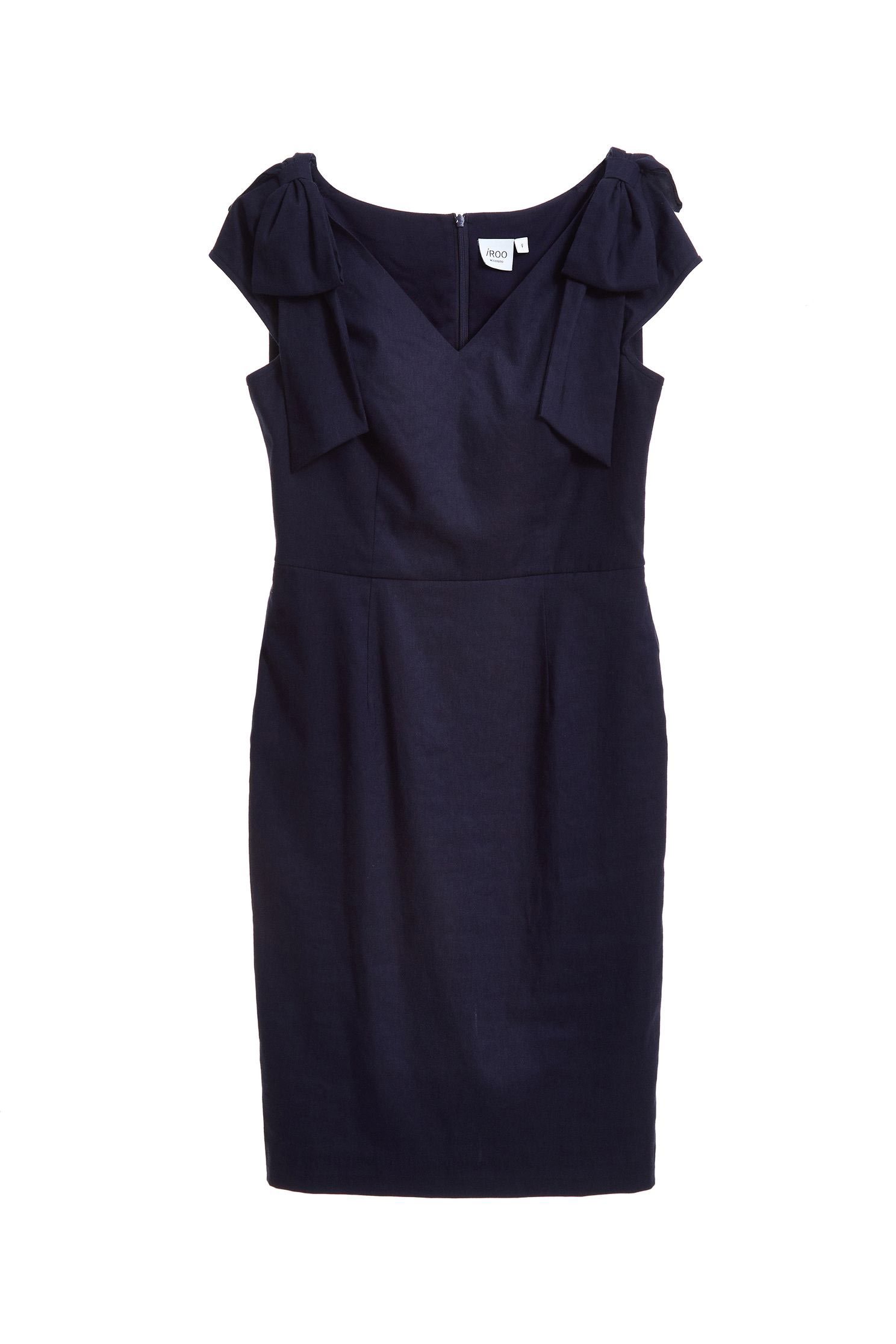 Folded waist design dress