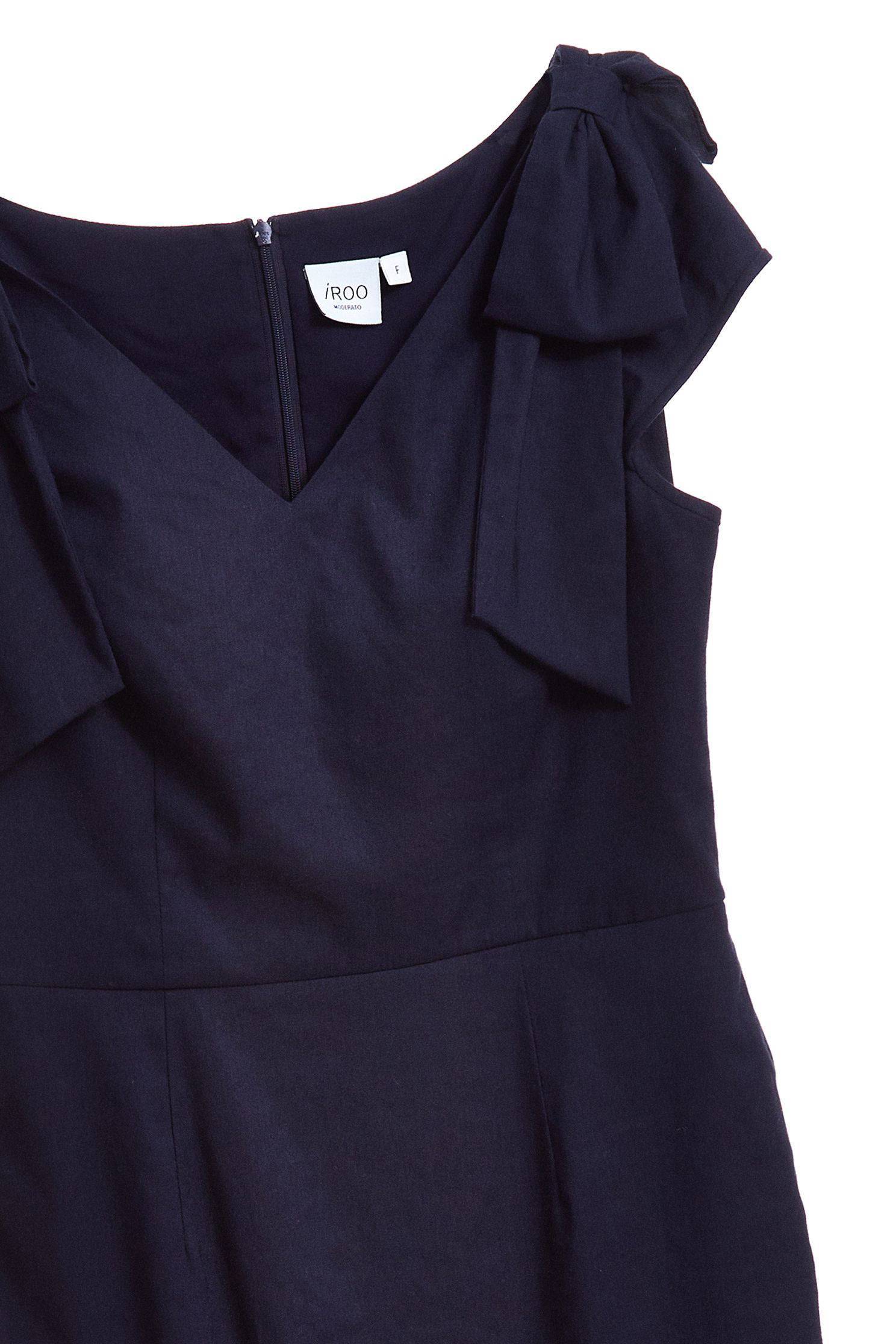 Folded waist design dress