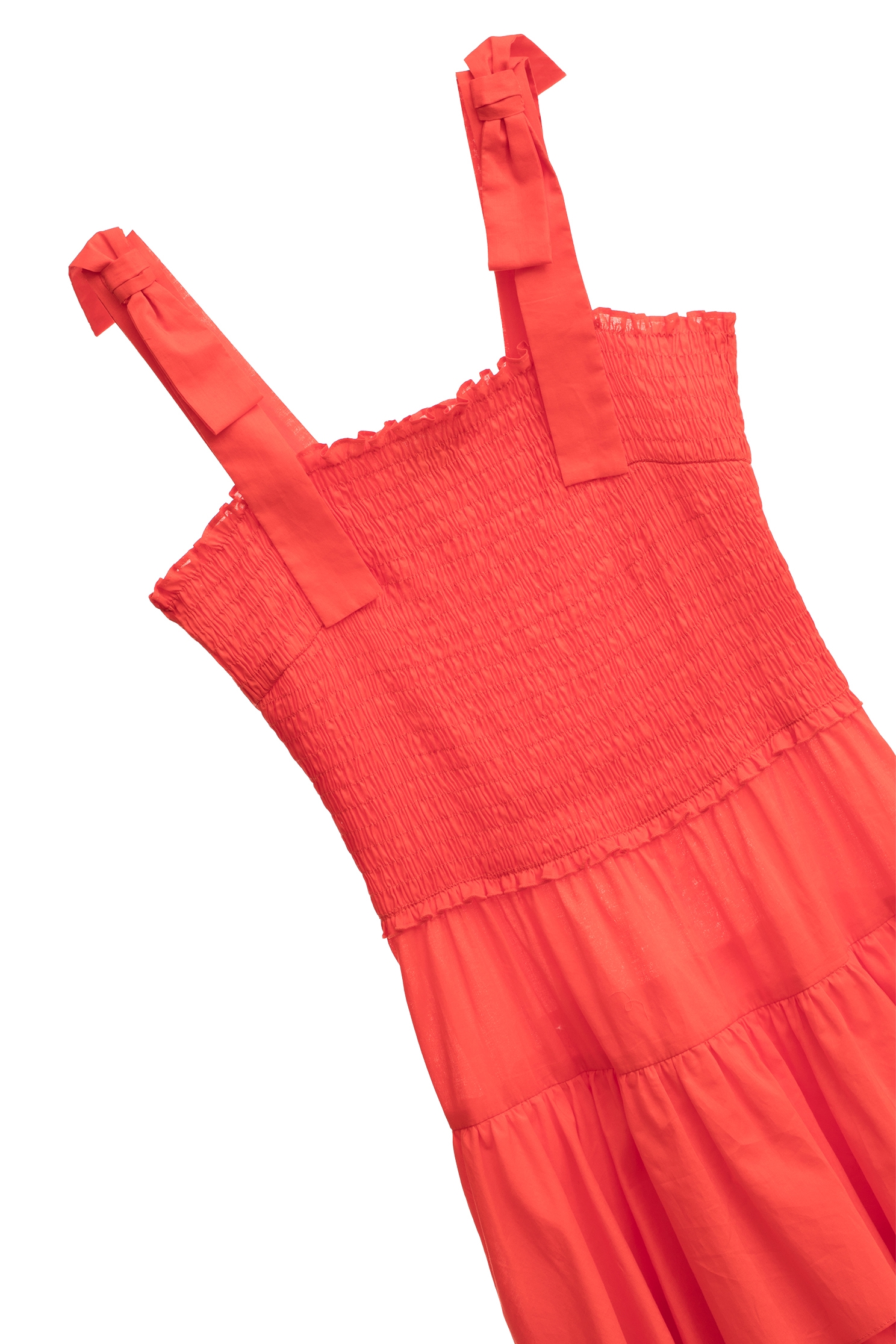 櫻桃番茄色渡假長洋裝櫻桃番茄色渡假長洋裝,一般洋裝,春夏穿搭,洋裝特輯,派對特輯,約會特輯