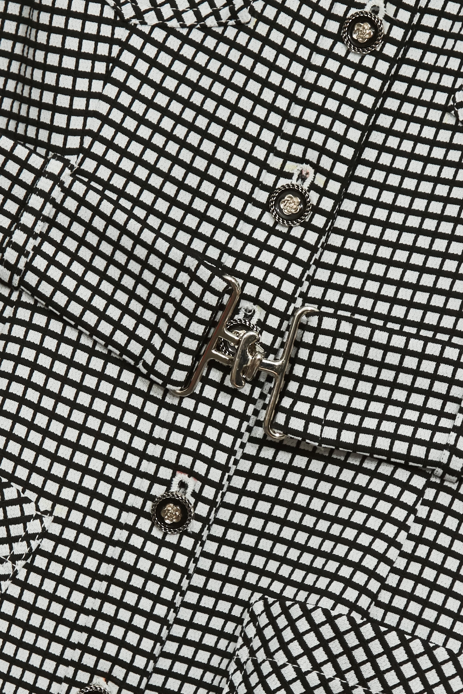 彈性格子開襟式長洋裝彈性格子開襟式長洋裝,一般洋裝,人氣商品,春夏穿搭,格紋,洋裝特輯,腰帶,長洋裝,黑色洋裝