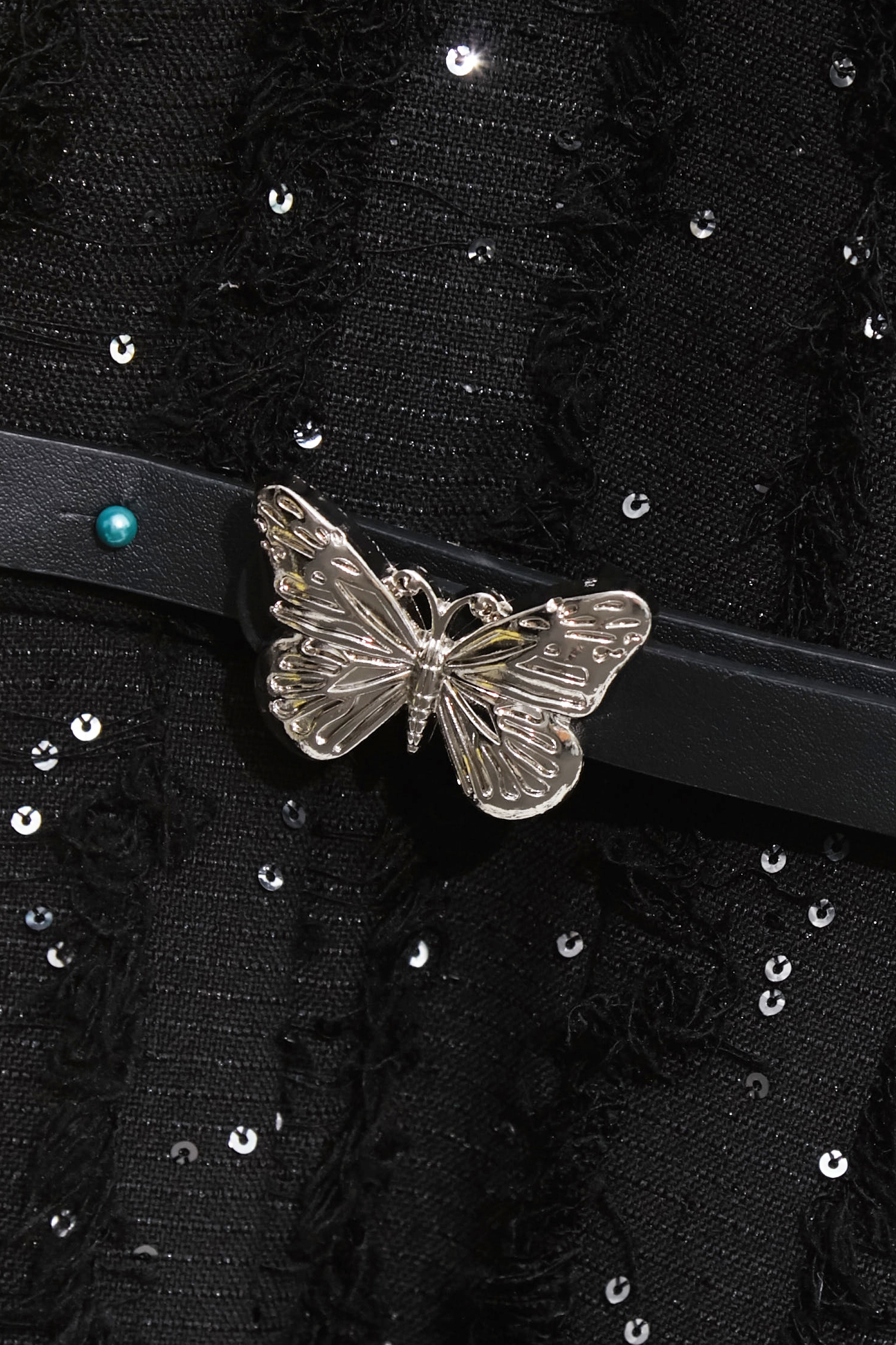 華麗崁飾亮片無袖洋裝華麗崁飾亮片無袖洋裝,一般洋裝,春夏穿搭,洋裝特輯,黑色洋裝