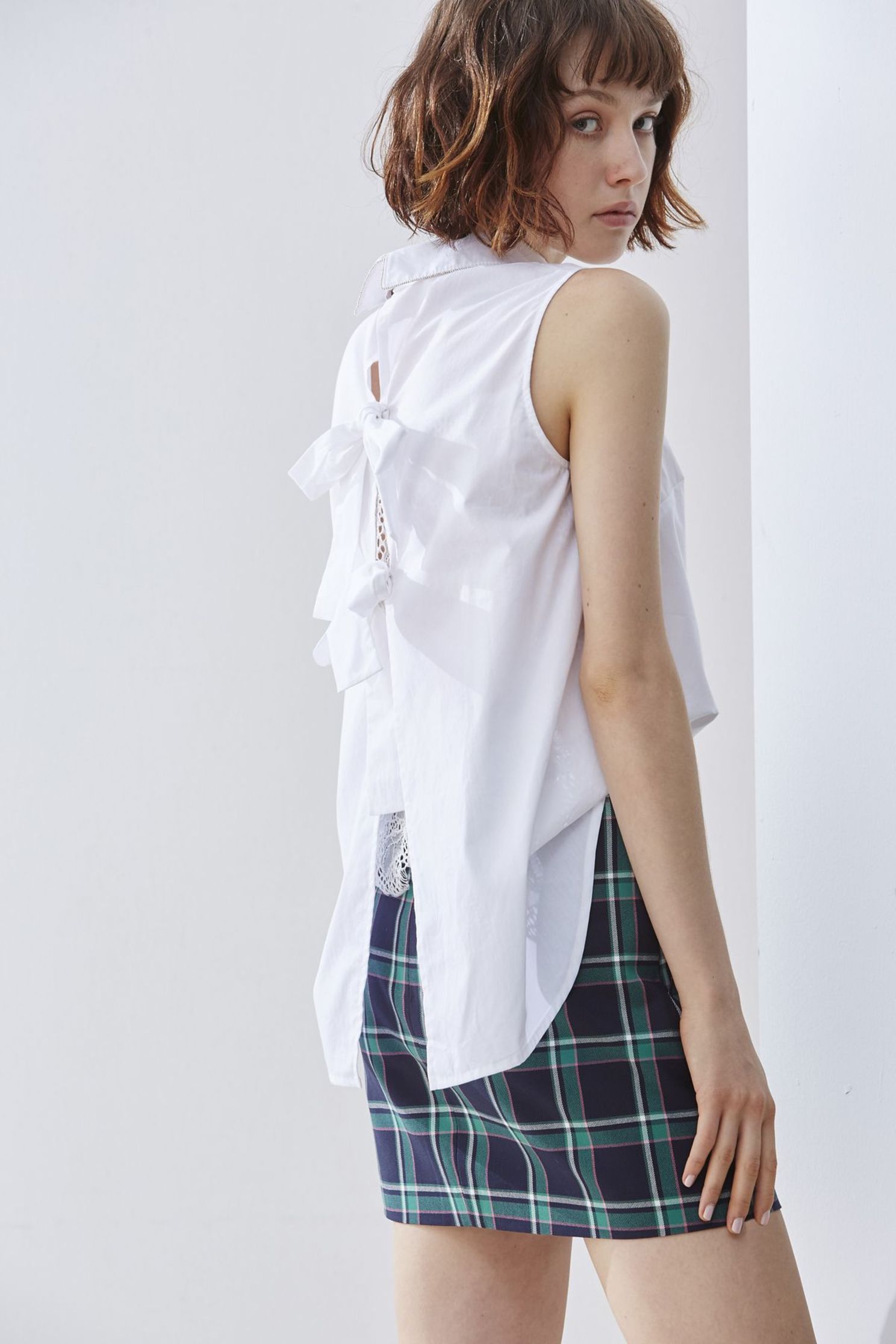 Woman design sleeveless vest,Singlet,無袖背心,白色背心,vest,Lace,蕾絲背心,Blouse