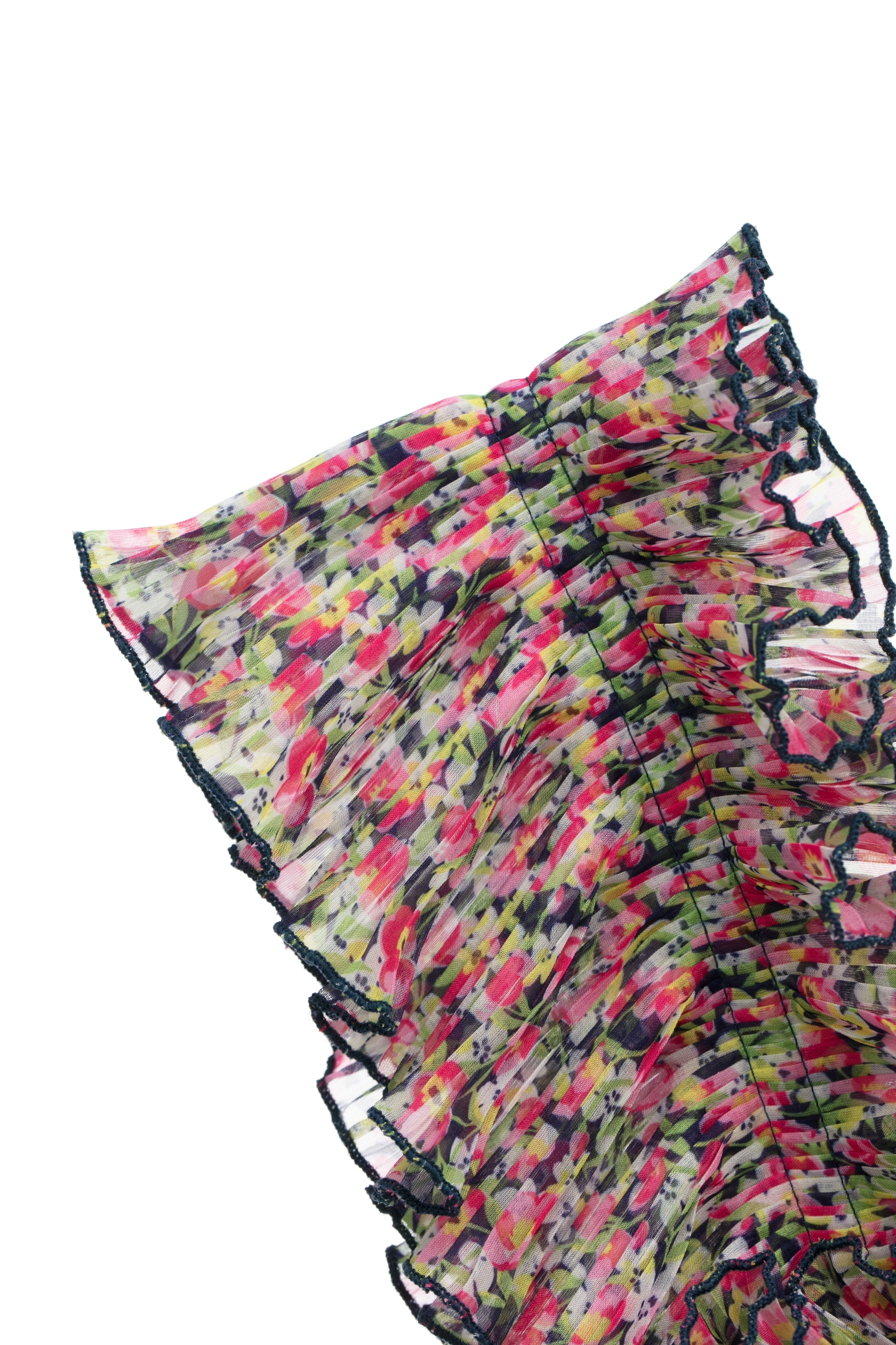 花菱草印花荷葉上衣花菱草印花荷葉上衣,一般背心,一般背心馬甲,上衣,春夏穿搭,約會特輯,背心,荷葉,雪紡