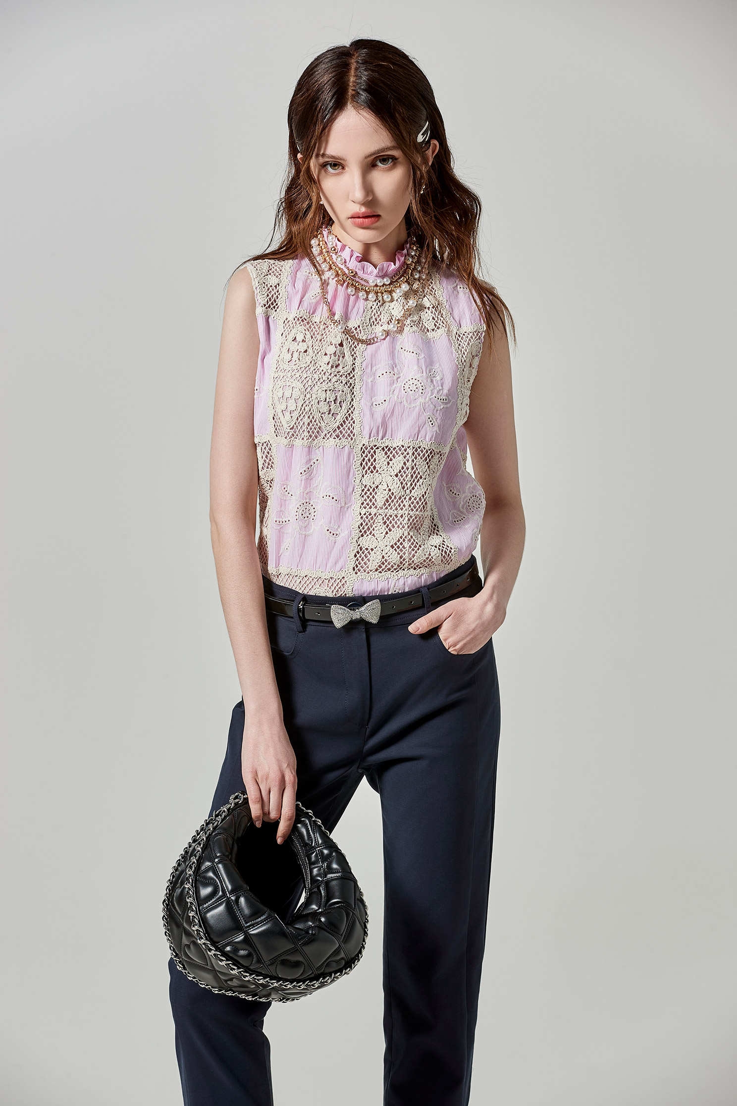 新娘粉復古刺繡上衣新娘粉復古刺繡上衣,一般背心,一般背心馬甲,上衣,刺繡,春夏穿搭,背心