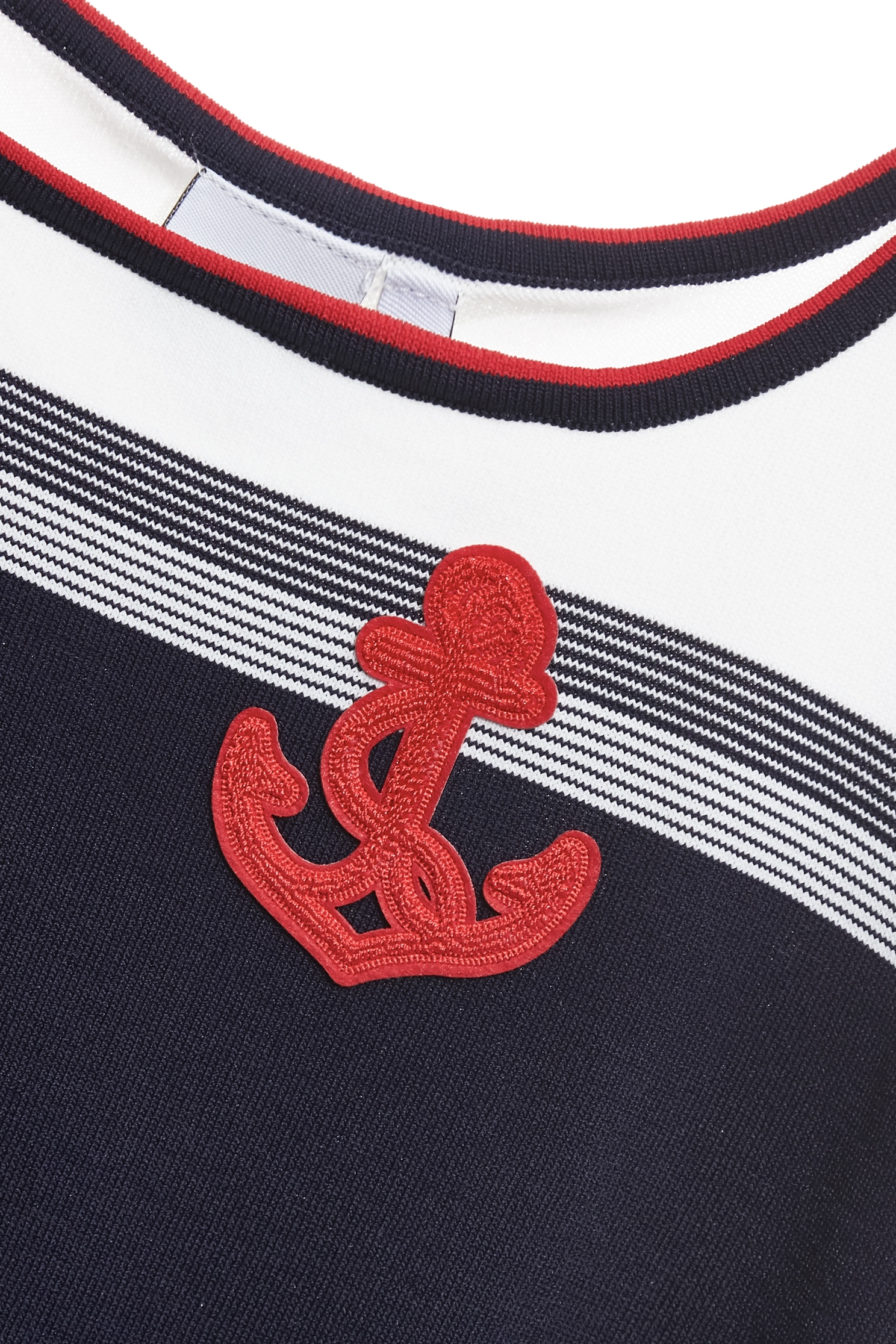 綴刺繡船錨針織背心綴刺繡船錨針織背心,一般背心,一般背心馬甲,刺繡,春夏穿搭,背心,針織,針織背心