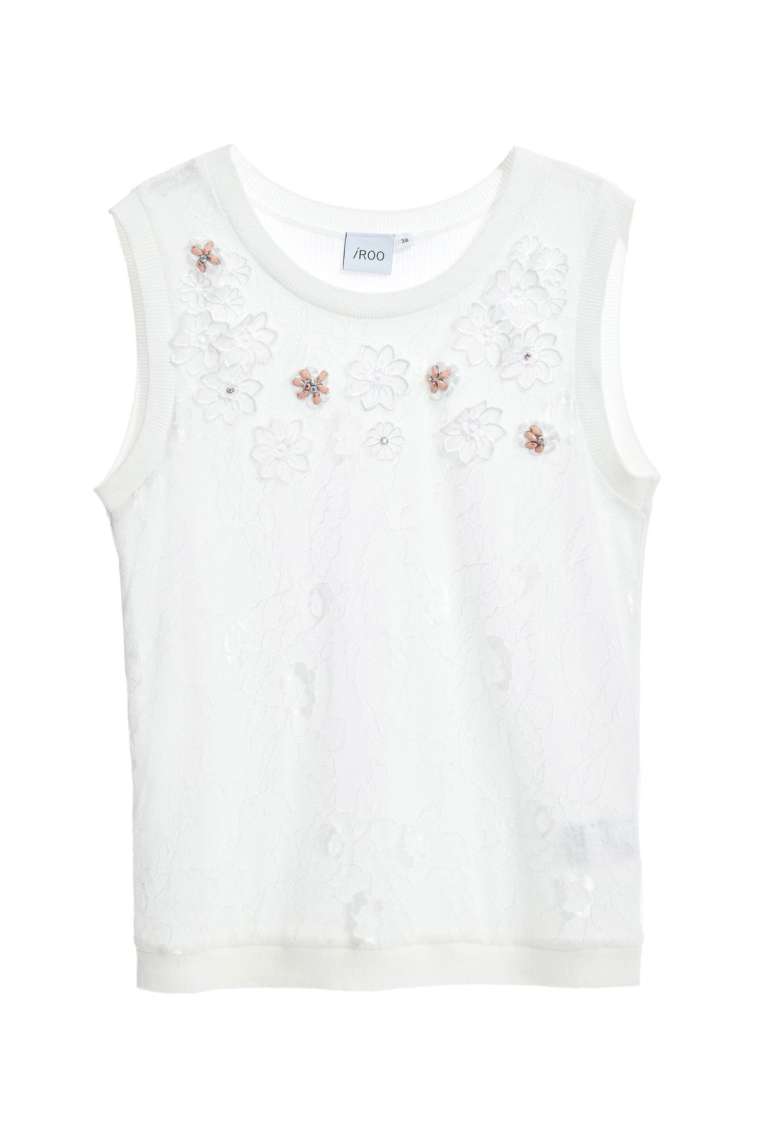 Elegantly carved fashion vest,singlet,embroidery,vest,whitevest,embroidered,vest,lace,lacevest,knitting,knittedvest,girlfriendsspringtour