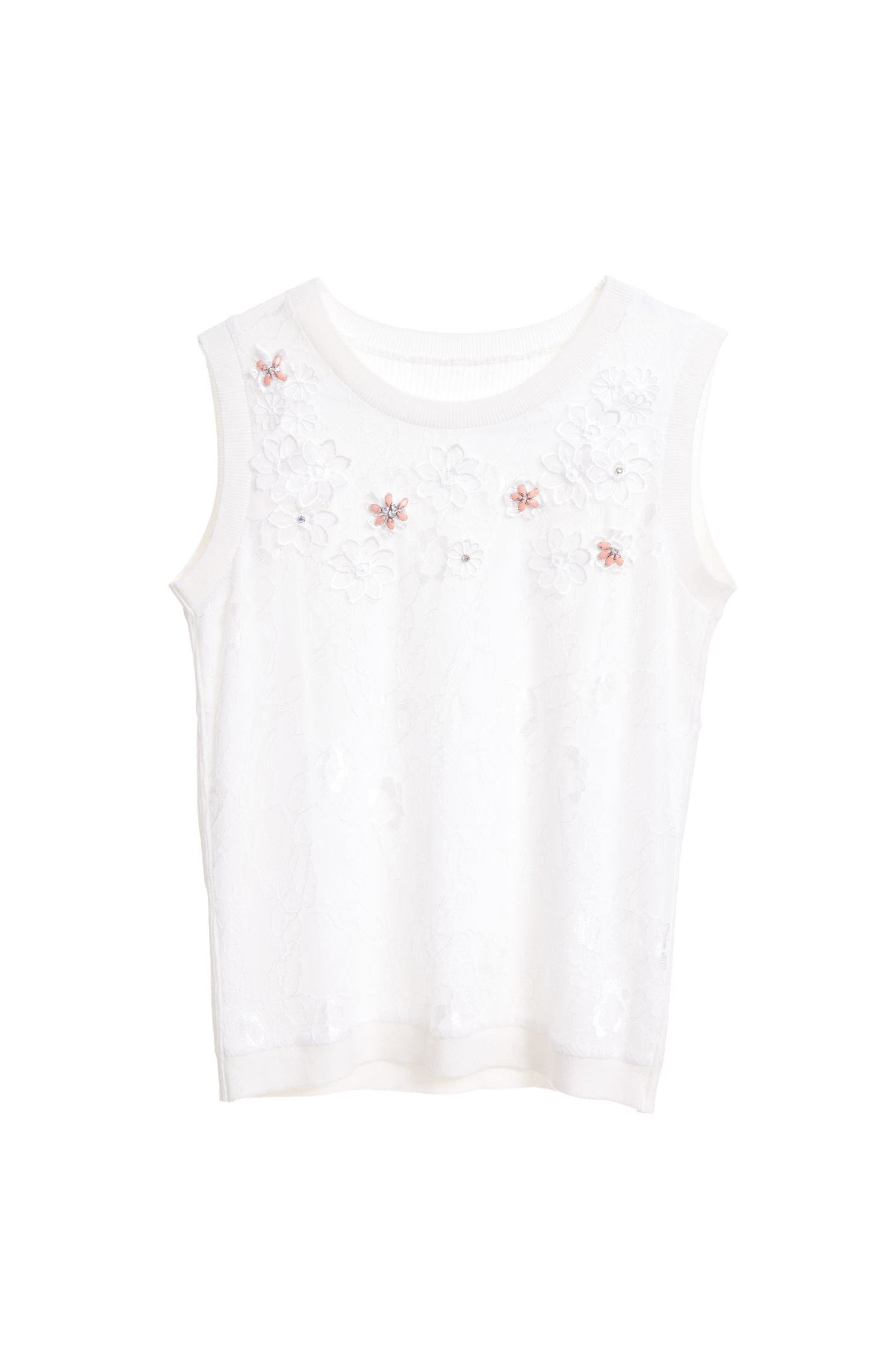 Elegantly carved fashion vest,singlet,embroidery,vest,whitevest,embroidered,vest,lace,lacevest,knitting,knittedvest,girlfriendsspringtour