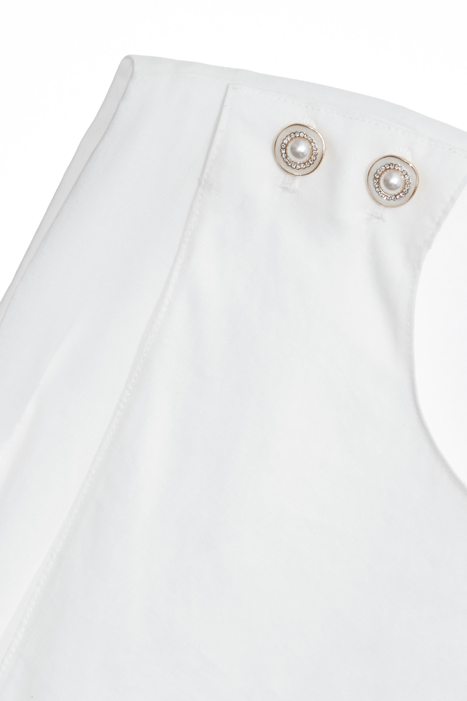 左右相交長版棉麻背心左右相交長版棉麻背心,一般背心,一般背心馬甲,上班OL穿搭,春夏穿搭,時髦成套搭配,無袖上衣,珍珠,白色背心,背心,腰帶,輕奢度假,輕奢渡假